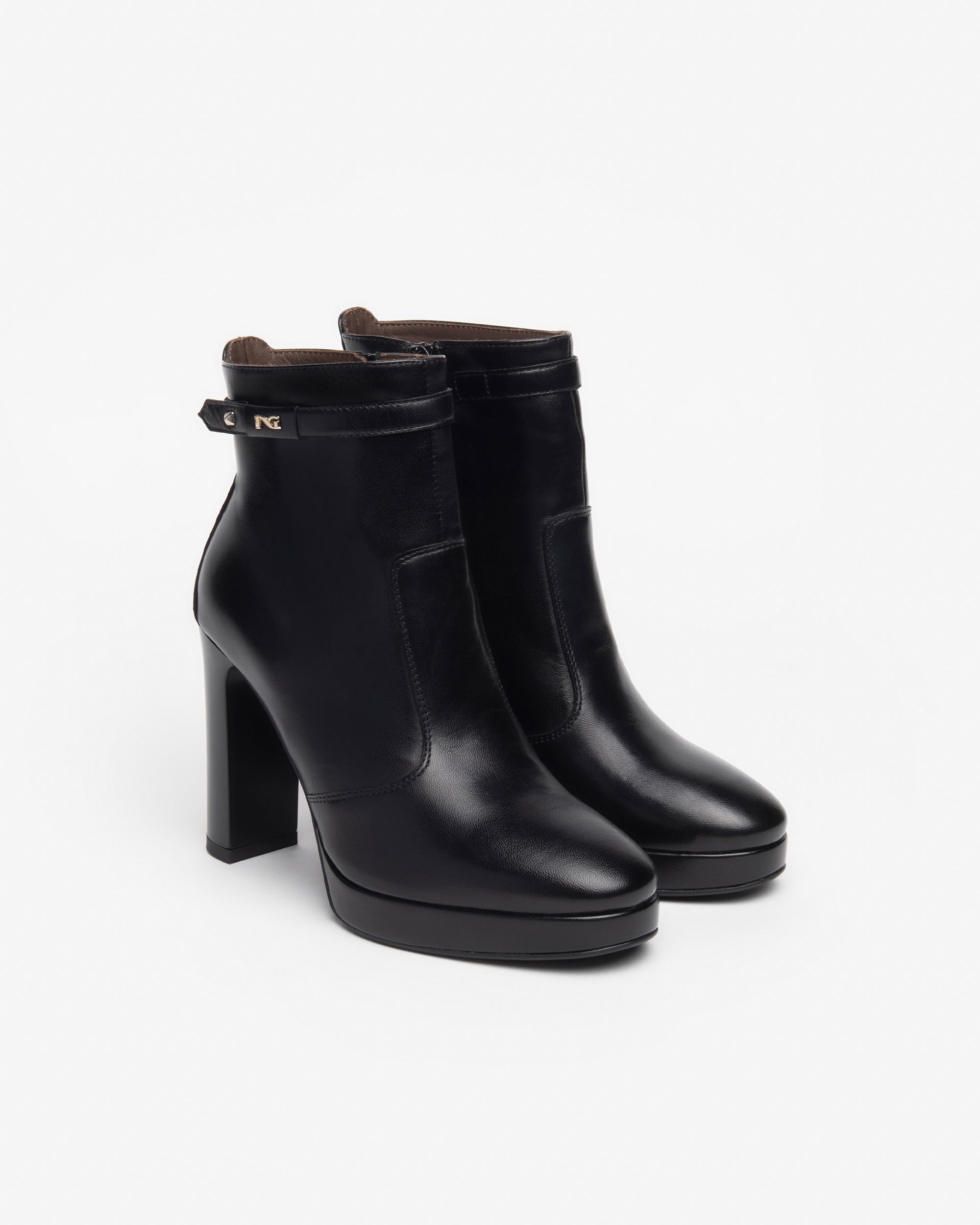 NeroGiardini Bottines Femme Cuir Automne-Hiver Confort