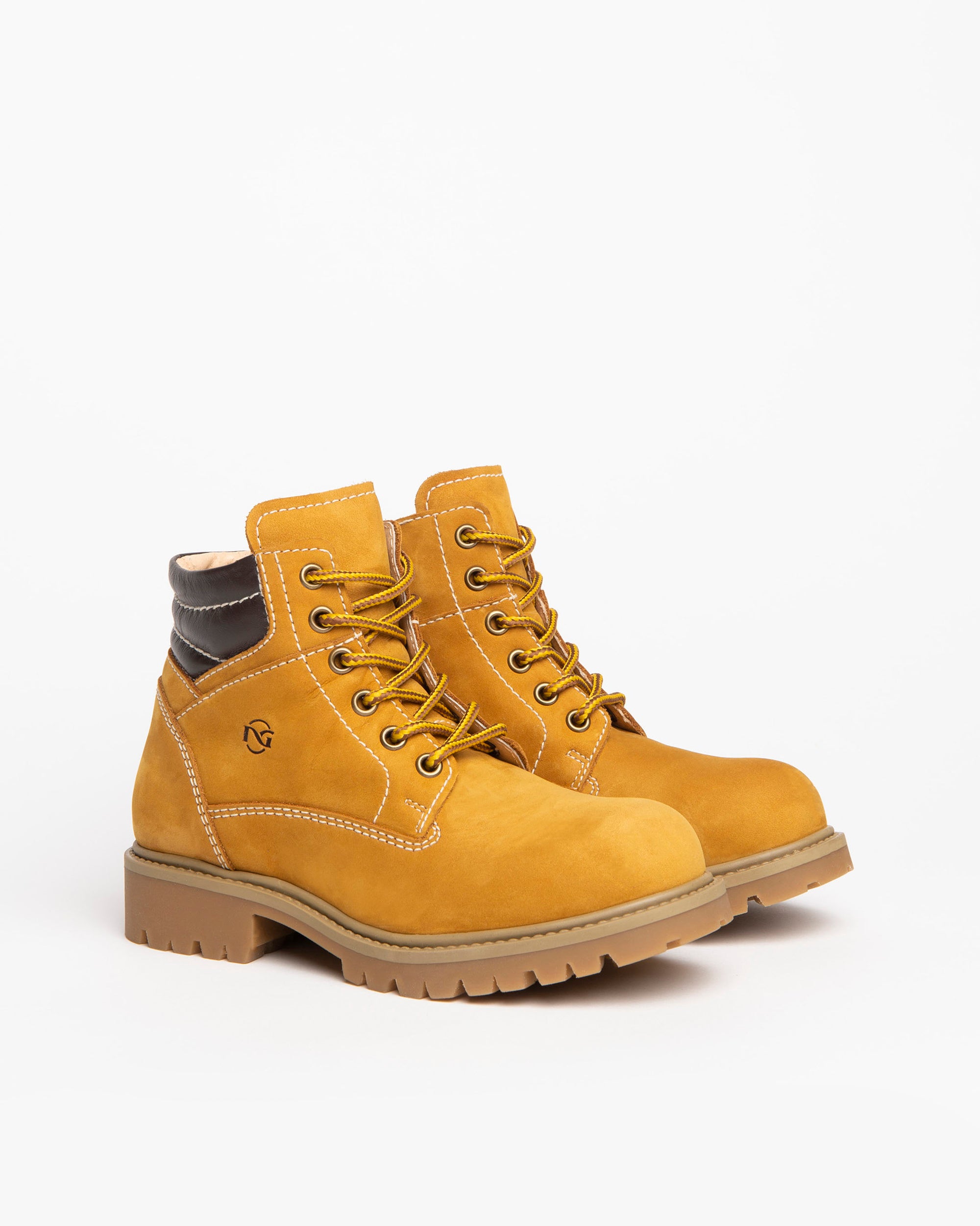 NeroGiardini Bottines garçon cuir lacets zip