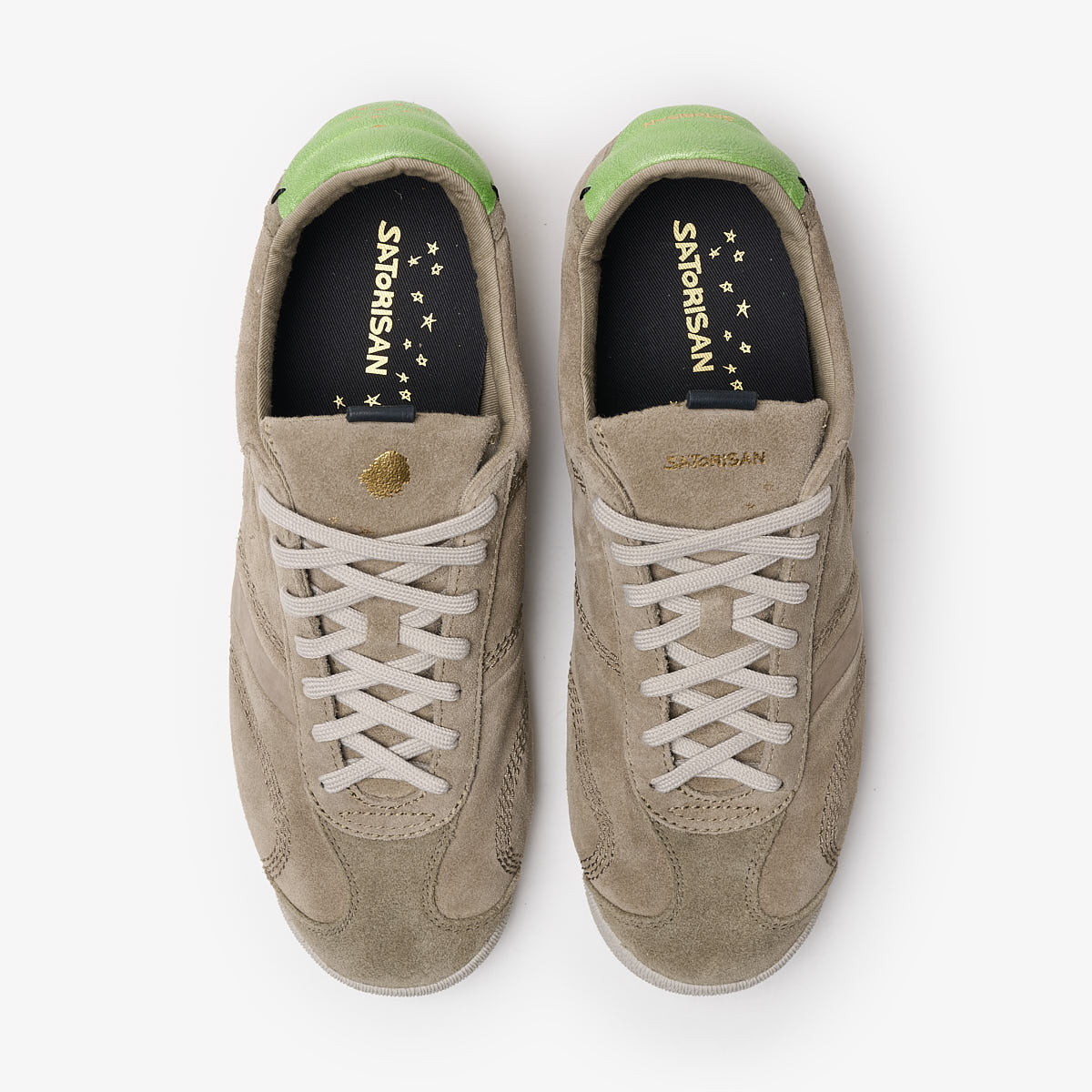 Satorisan Stardust Suede baskets gris daim