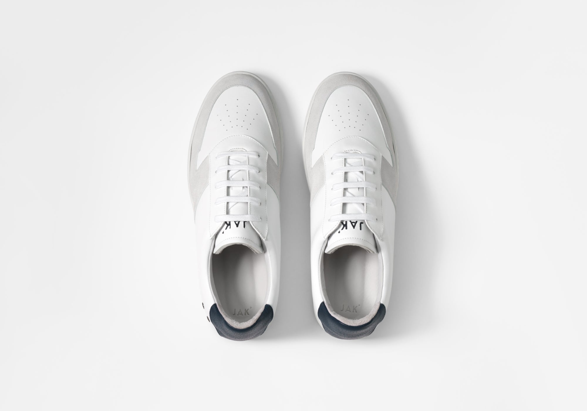 JAK Vantage Grey Blue sneakers cuir daim