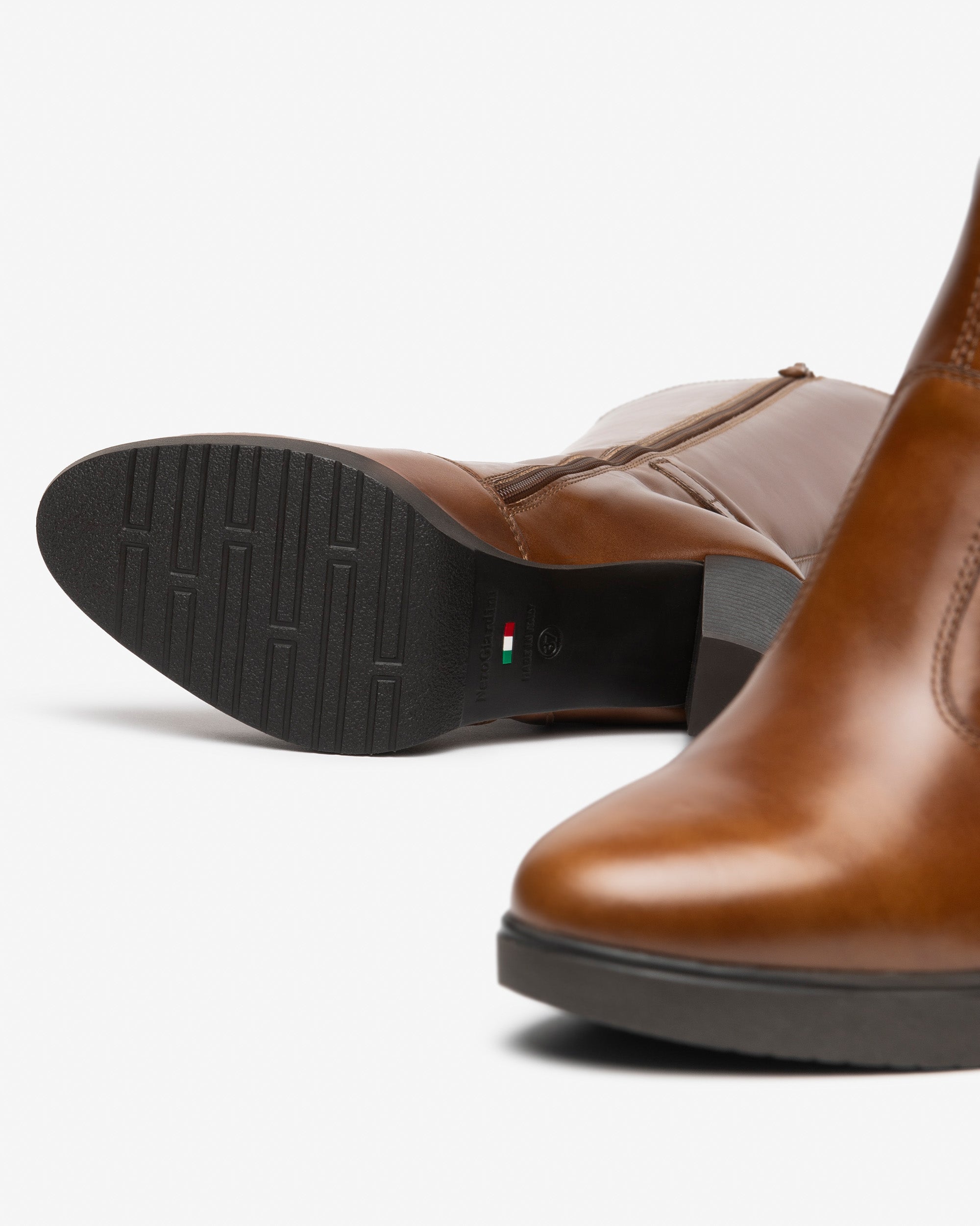 NeroGiardini Bottes femme cuir talon 90 mm