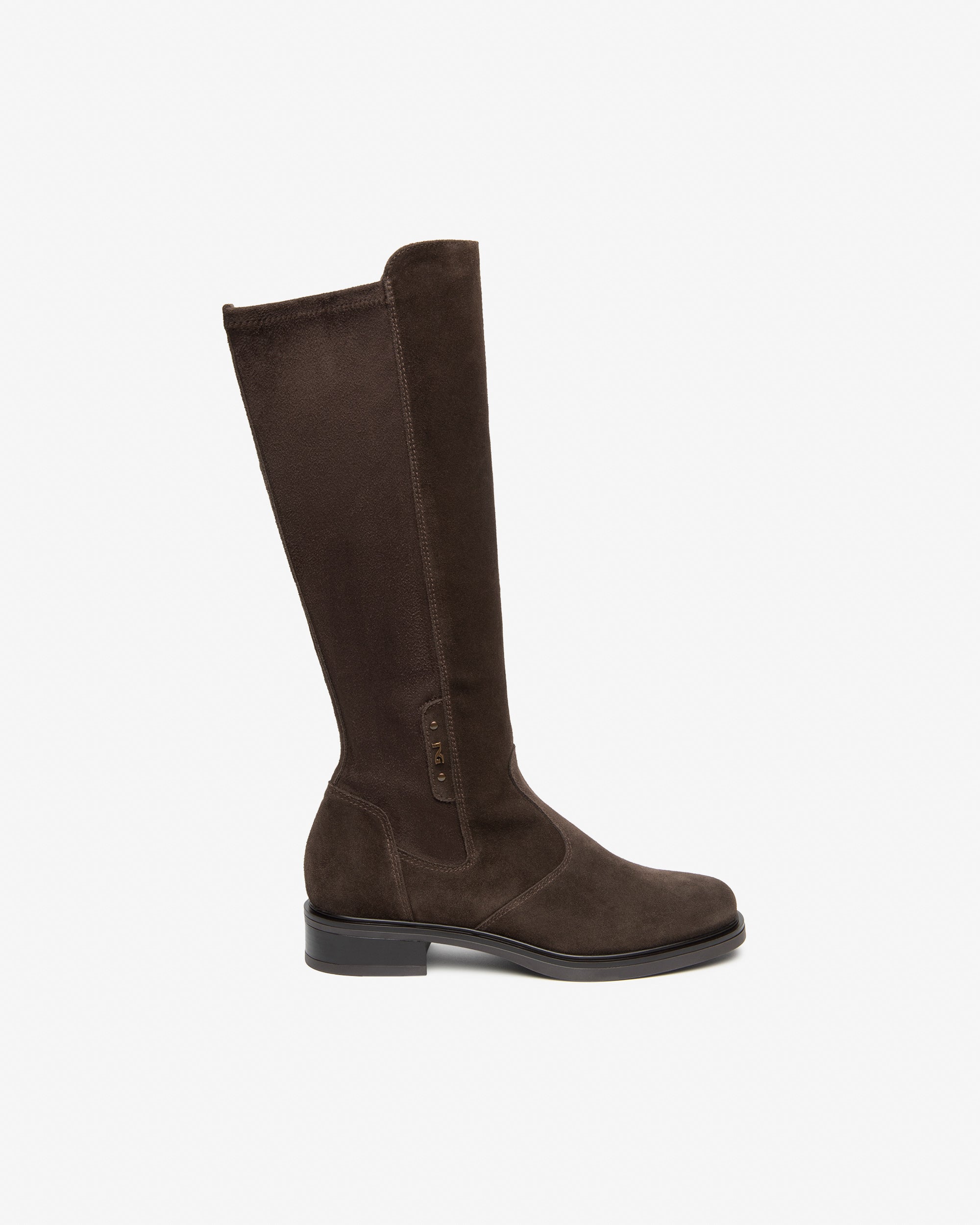 NeroGiardini Bottes Femme Daim Bottes Talon 30 mm