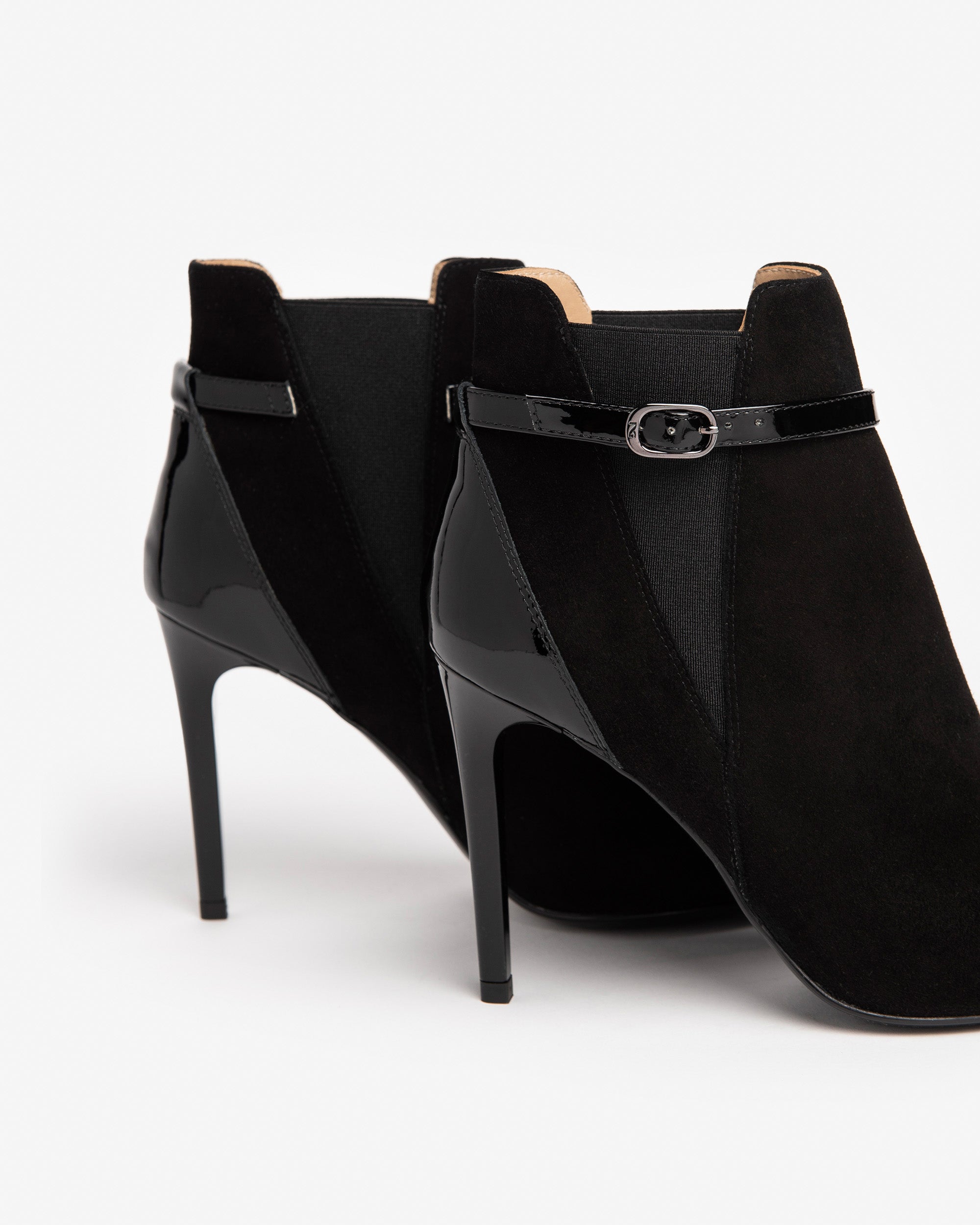 NeroGiardini Bottines Femme Velours Vernis 38