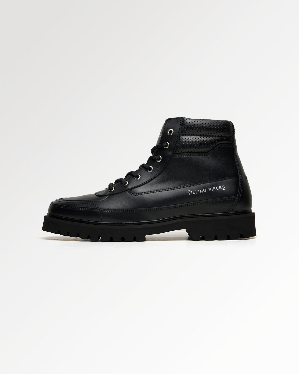 Filling Pieces Mountain Boot Peak Line boots cuir noir