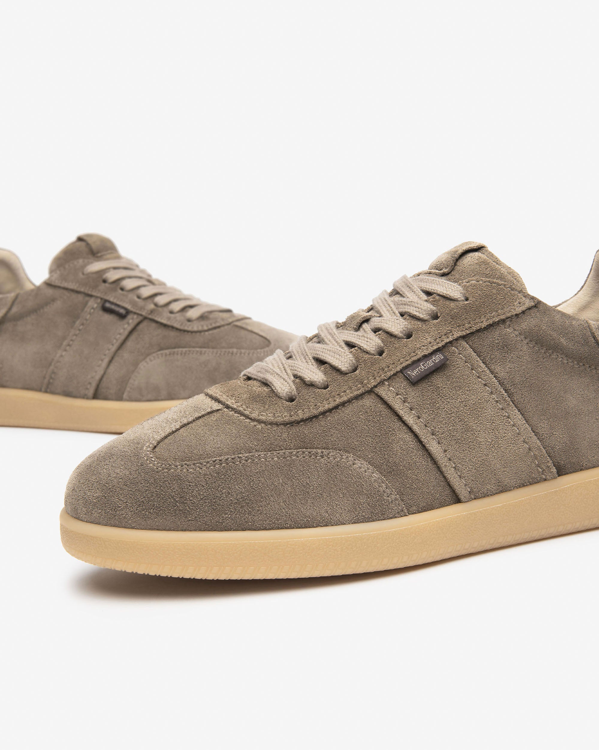 Nerogiardini Sneakers Homme Cuir Velours Minimal