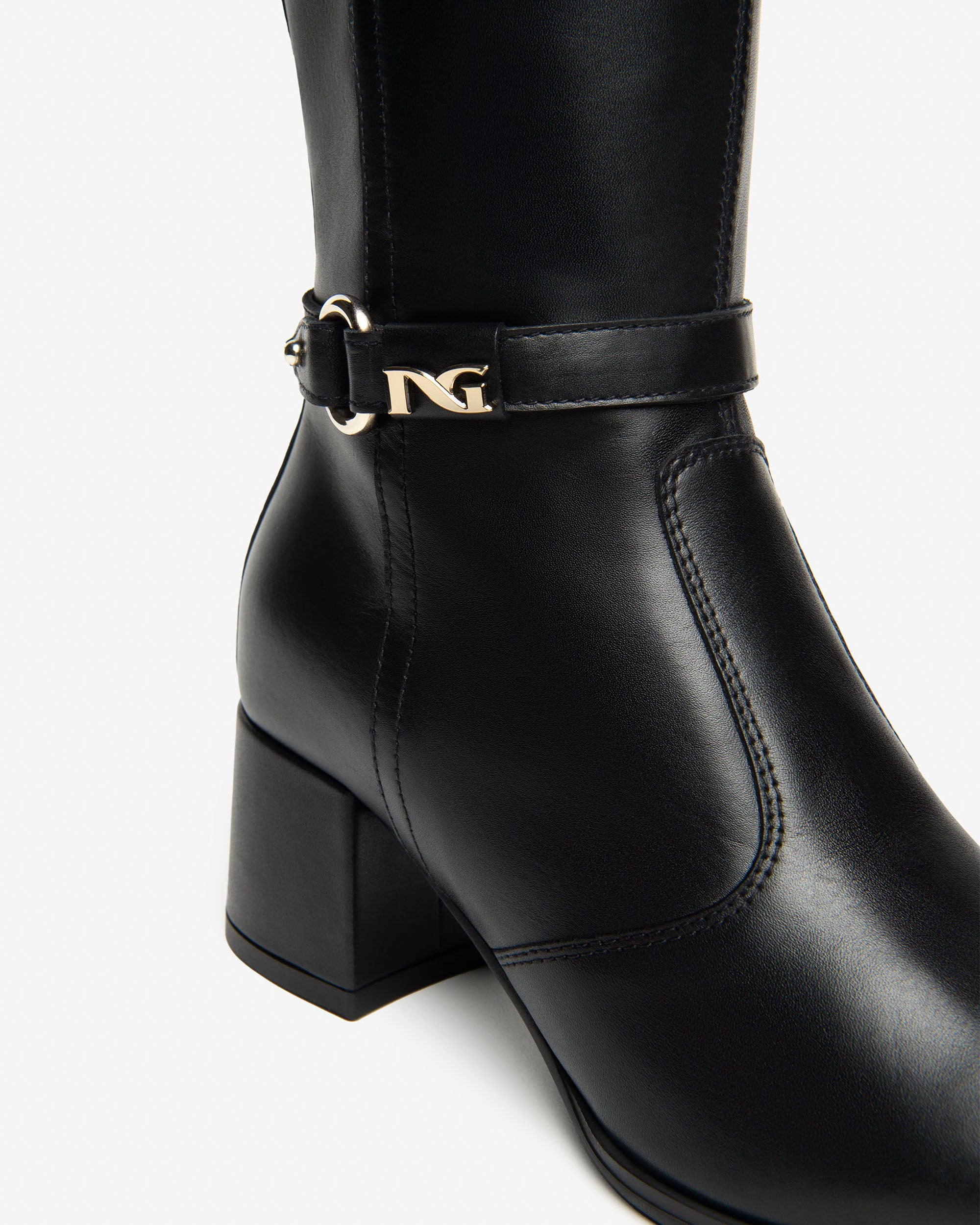 NeroGiardini Bottes Femme Cuir Automne Hiver