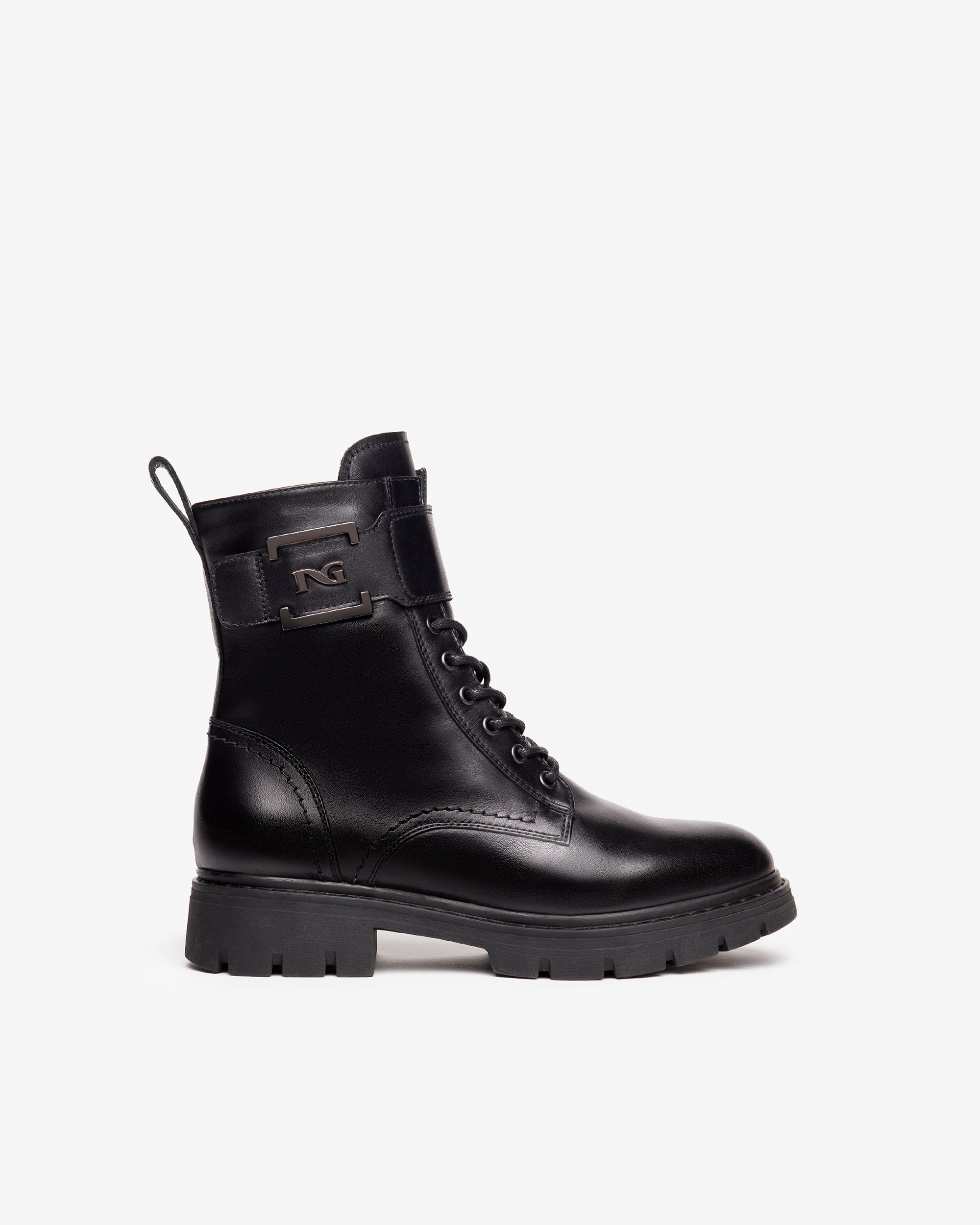 NeroGiardini Bottines Motardes Femme Cuir Hiver