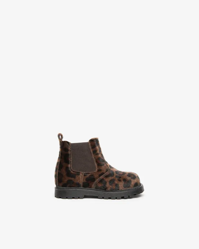 NeroGiardini Bottines Junior bottines fille chelsea animalier 22