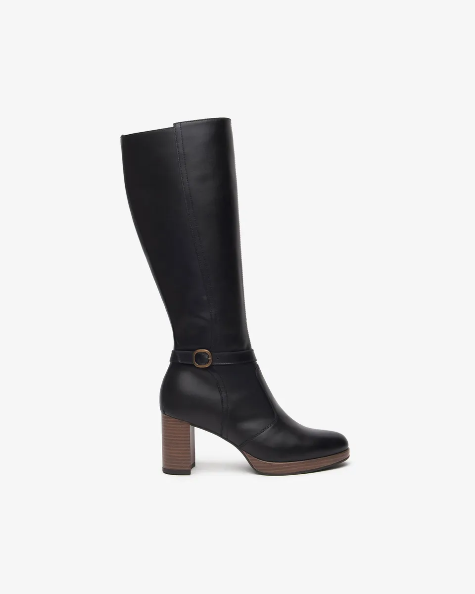 NeroGiardini Bottes Femme Cuir Made in Italy 38