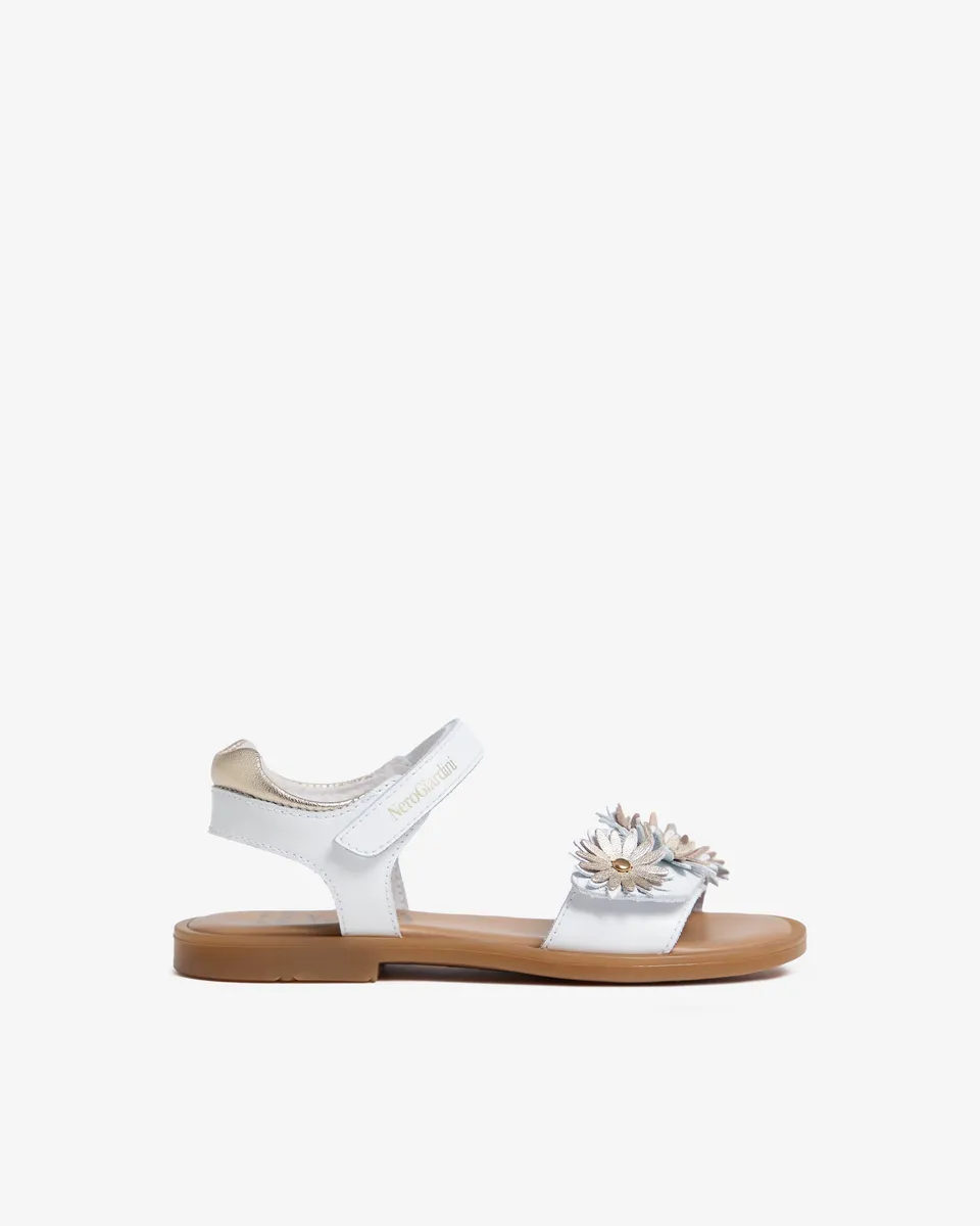 NeroGiardini Sandales Teen Fille Cuir Nu-pieds Été