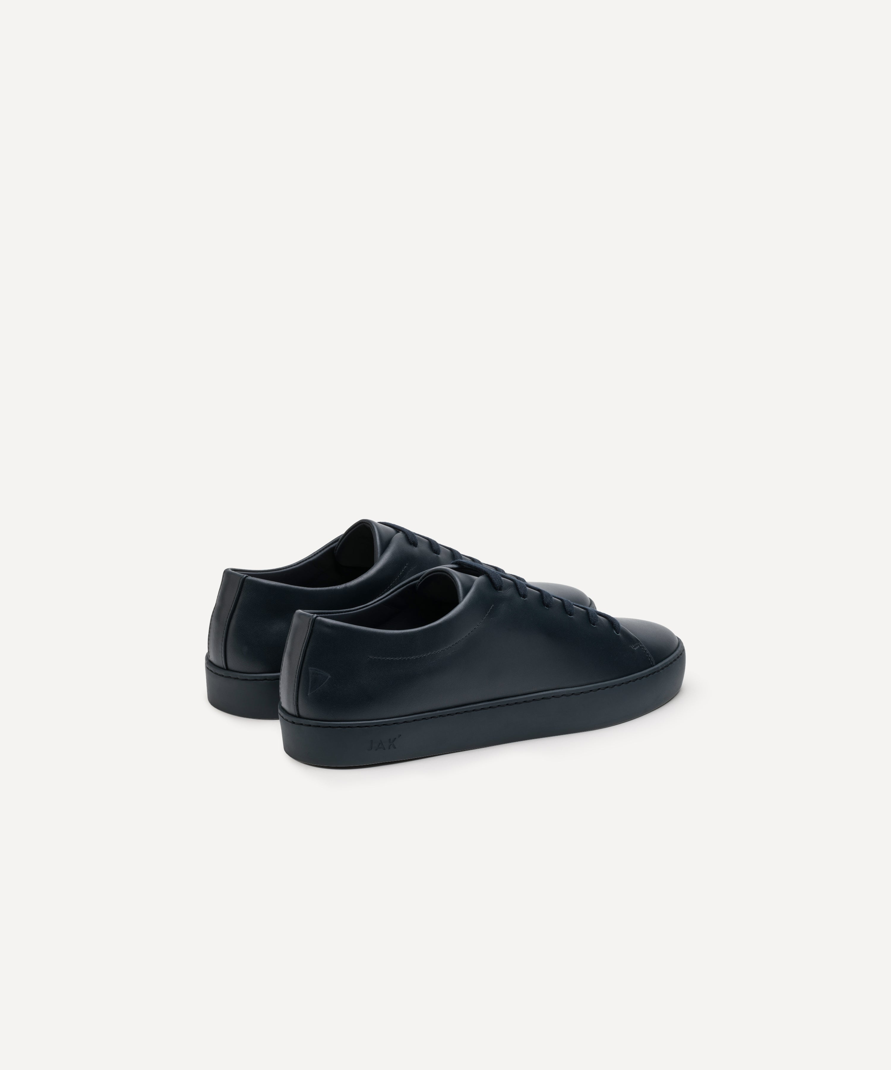 JAK Royal Dark Blue sneakers cuir bleu