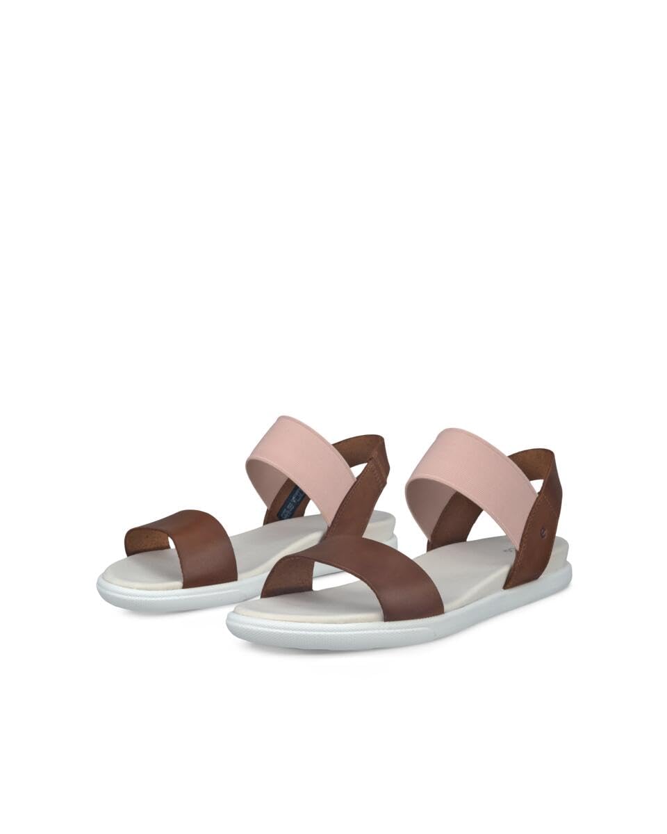 ECCO Damara sandales plates femme noir 41 EU trois brides