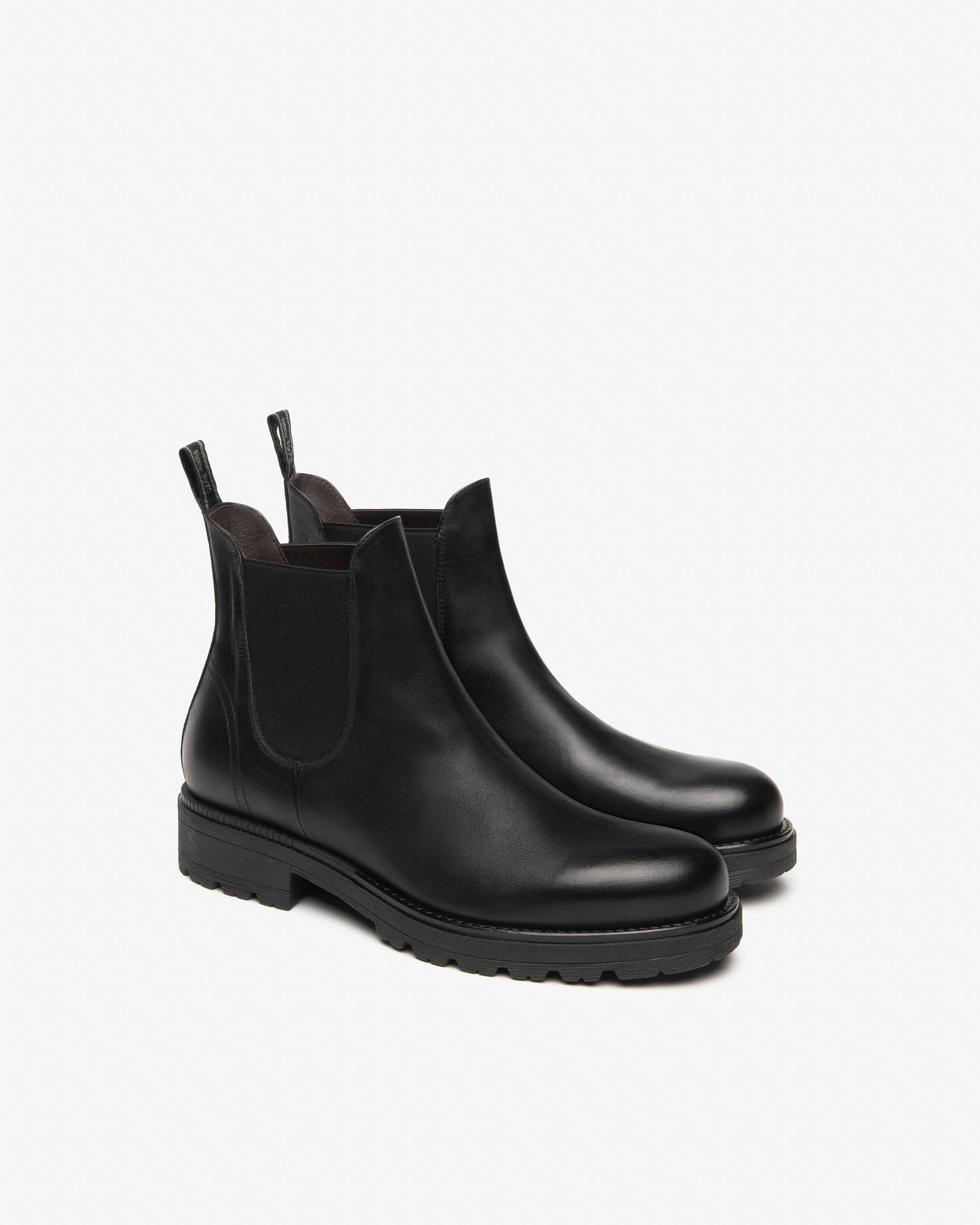 Nerogiardini Bottines Chelsea Homme Cuir Semelle Crantée