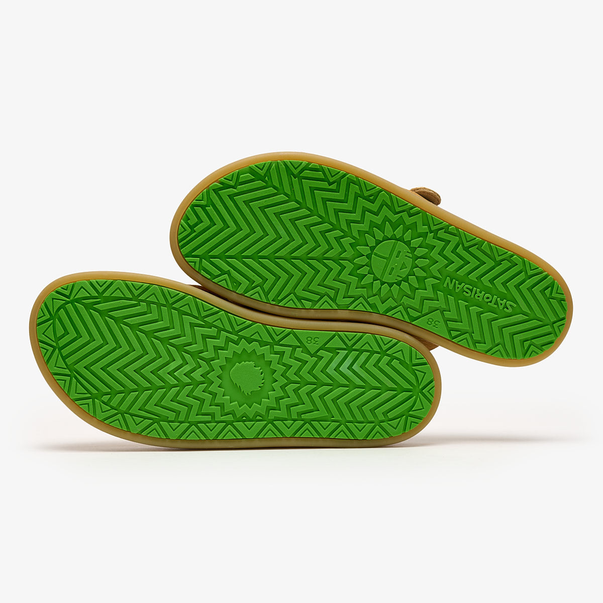 Satorisan Hoote Premium sabot cuir vert loden