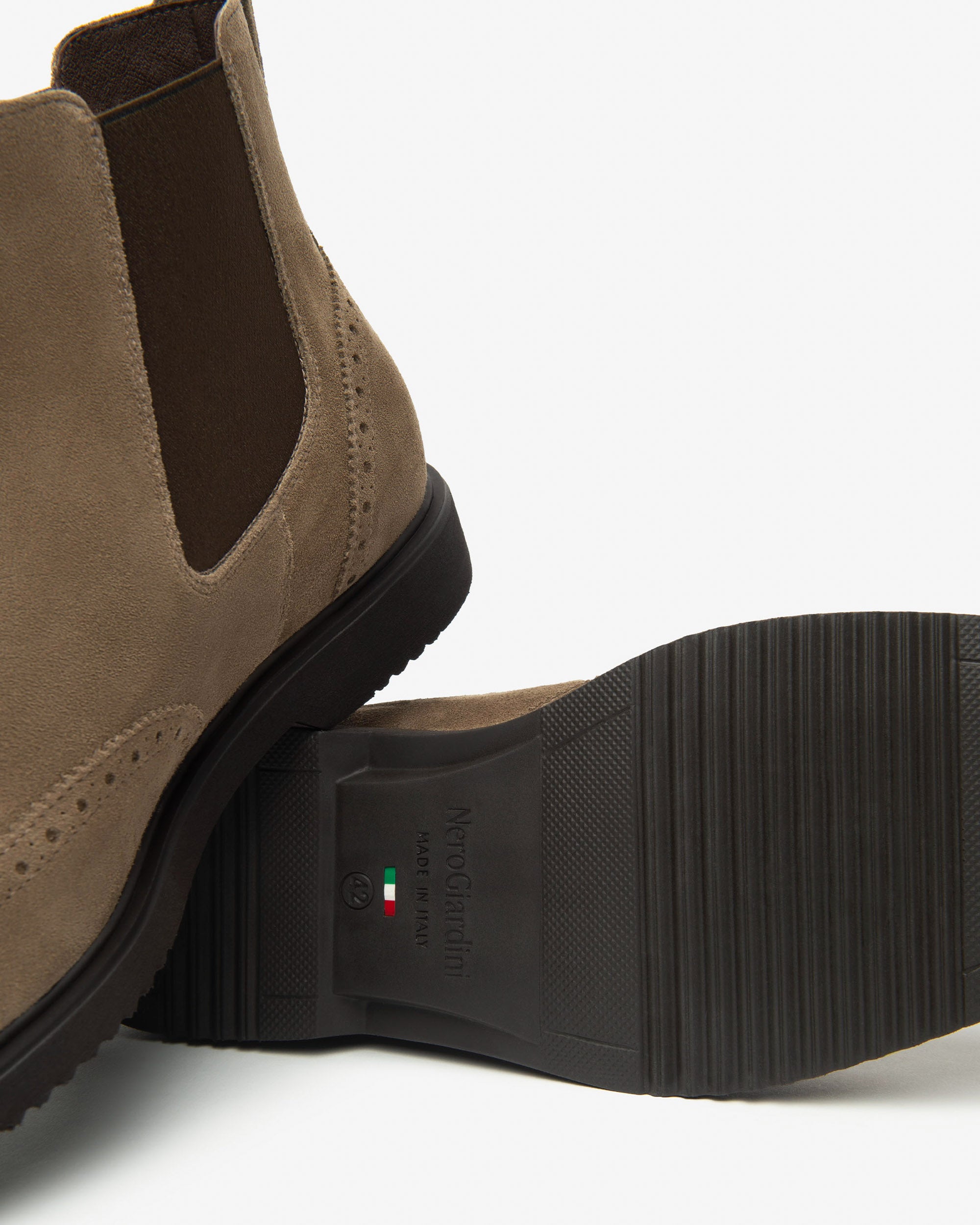 NeroGiardini Bottines Chelsea Homme Cuir Velours Ville