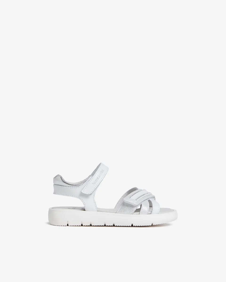 NeroGiardini Sandales Fille Junior Cuir Légères
