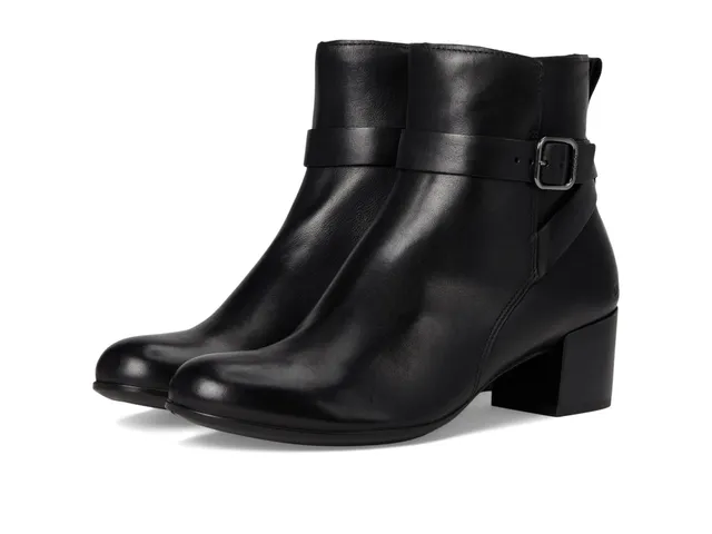 ECCO Dress Classic 35 Boots cuir noir talon 35 EU