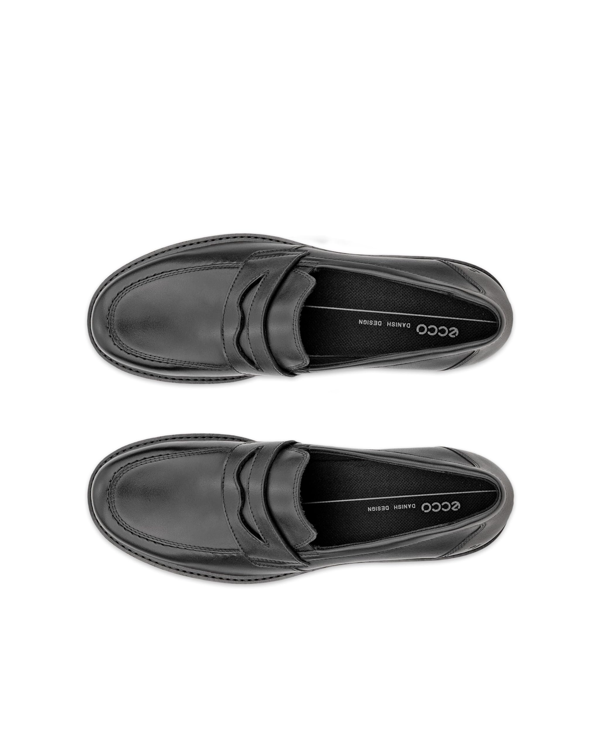 ECCO Elaina mocassin femme bleu marine élastique