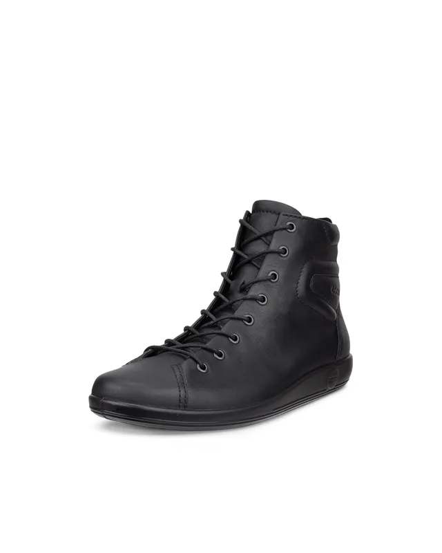 ECCO Soft 2.0 bottine femme noire 41 zip cuir