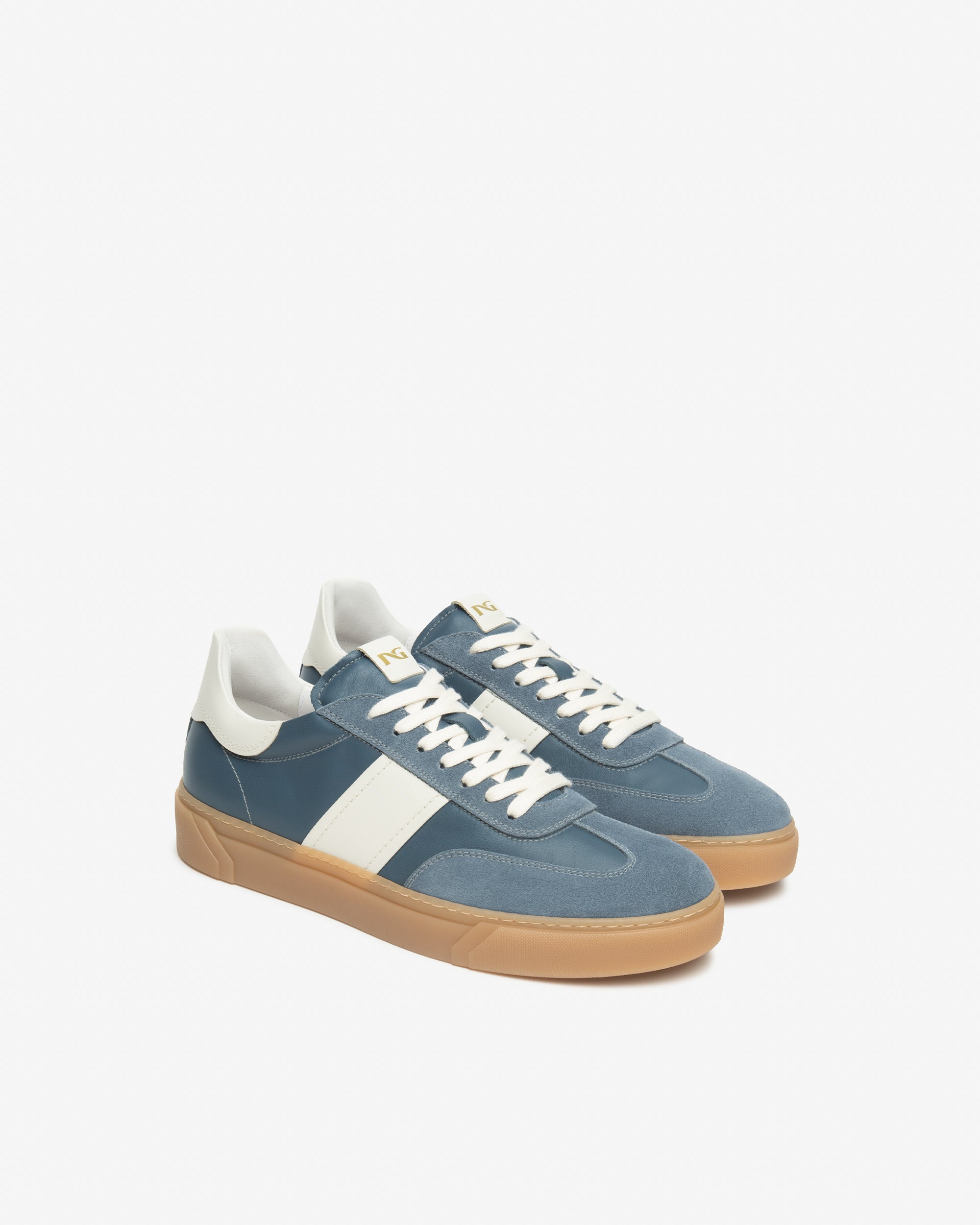 NeroGiardini Sneakers Homme Cuir Velours Baskets Été