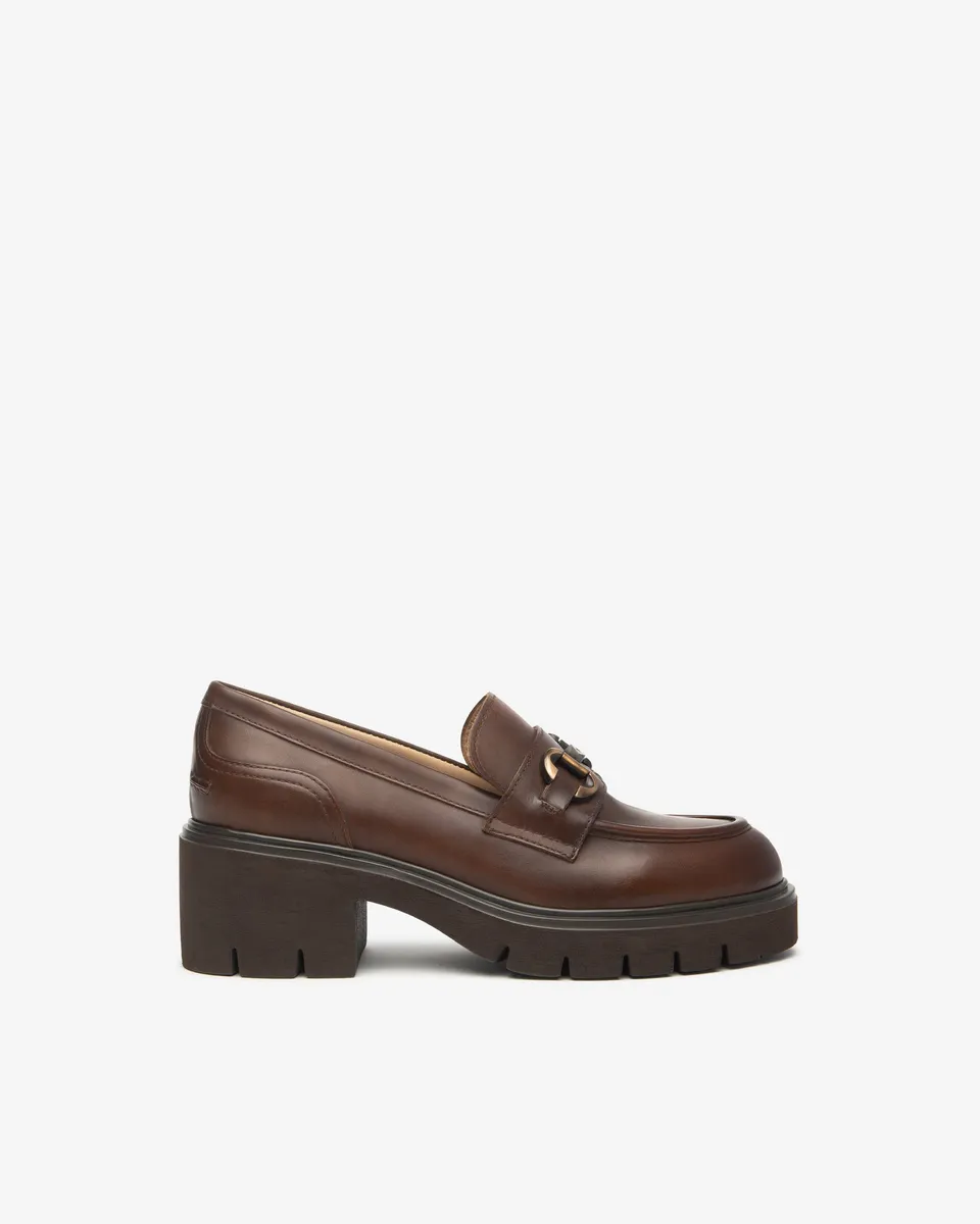 NeroGiardini Mocassins femme cuir talon 60 mm 35-41