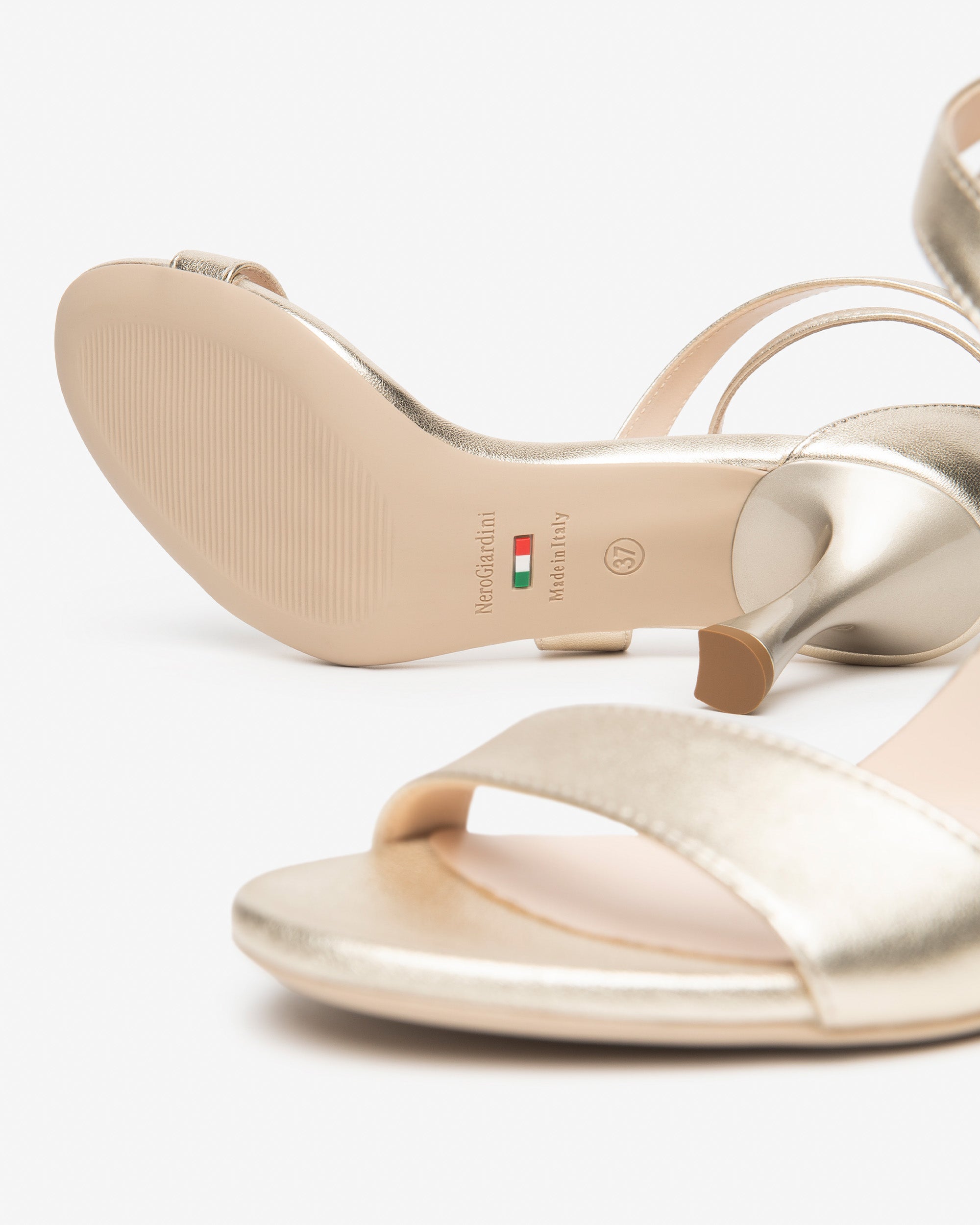 NeroGiardini Sandales Femme en Cuir Premium Made in Italy