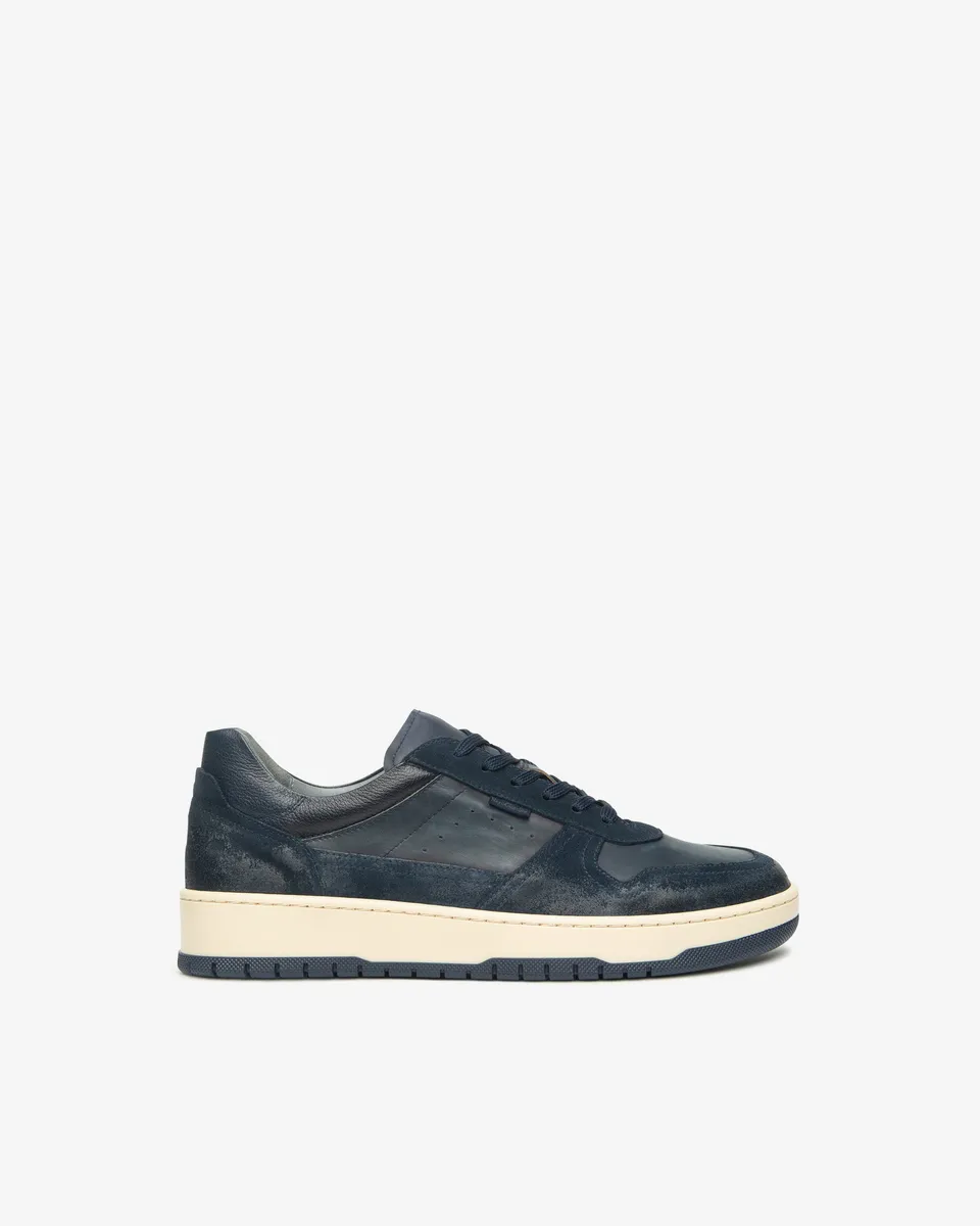 Nerogiardini Sneakers Cuir Velours Homme Baskets Hiver