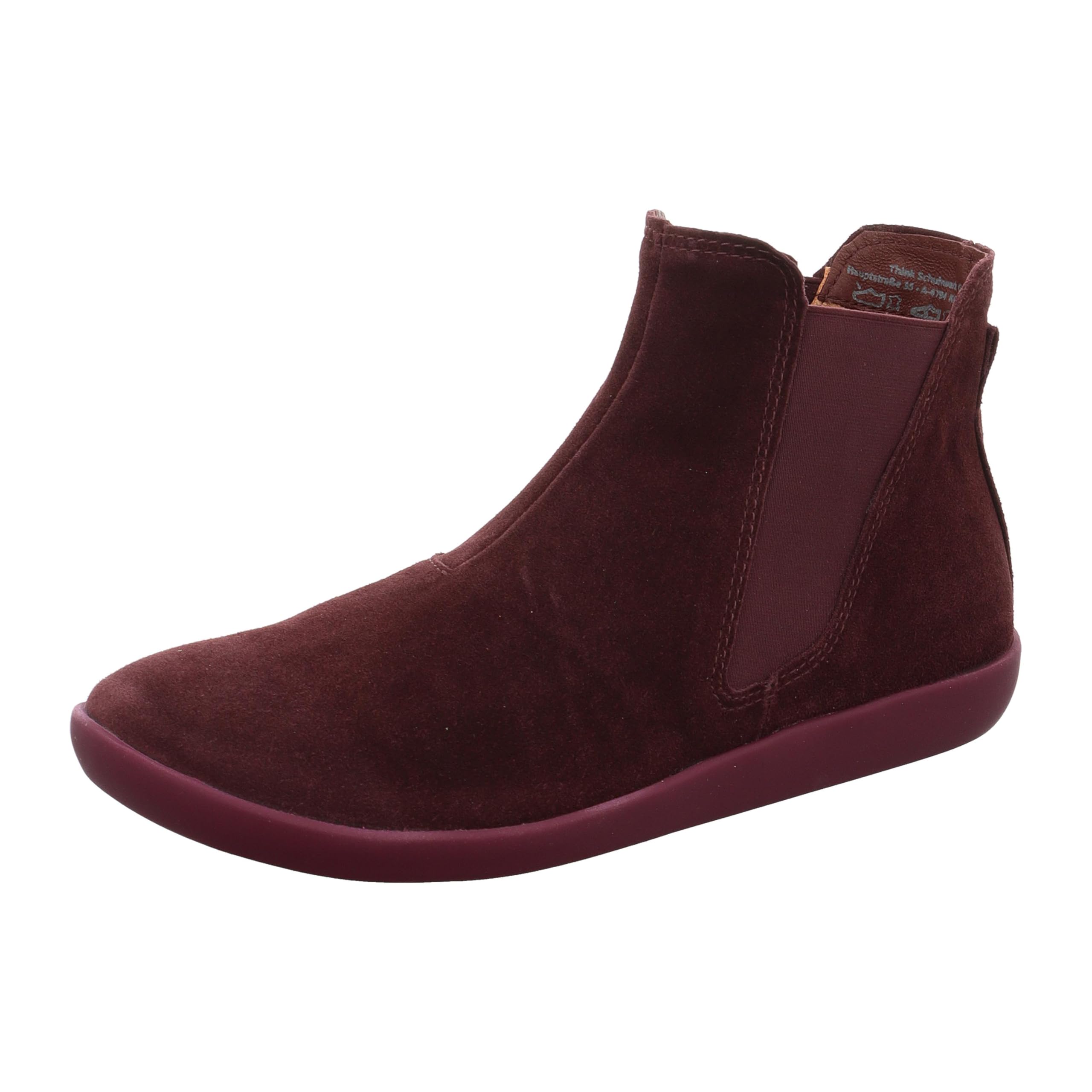 Think Derby chaussure femme cuir noir doublure cuir marche