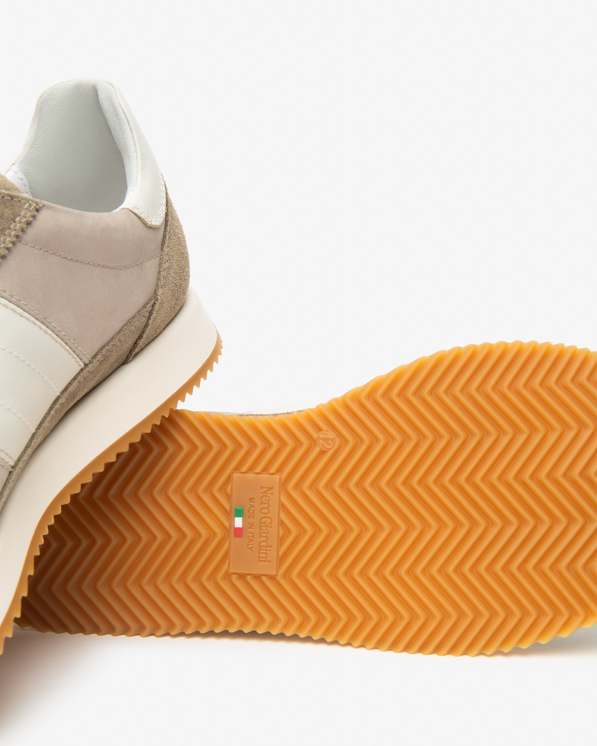 NeroGiardini Sneakers Homme Cuir Velours Été