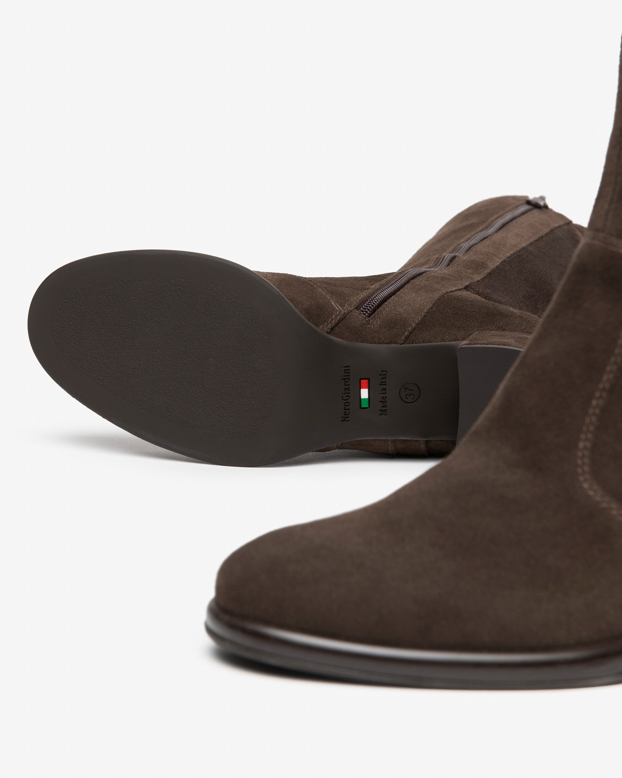 NeroGiardini Bottes bottes femme daim talon 60 mm