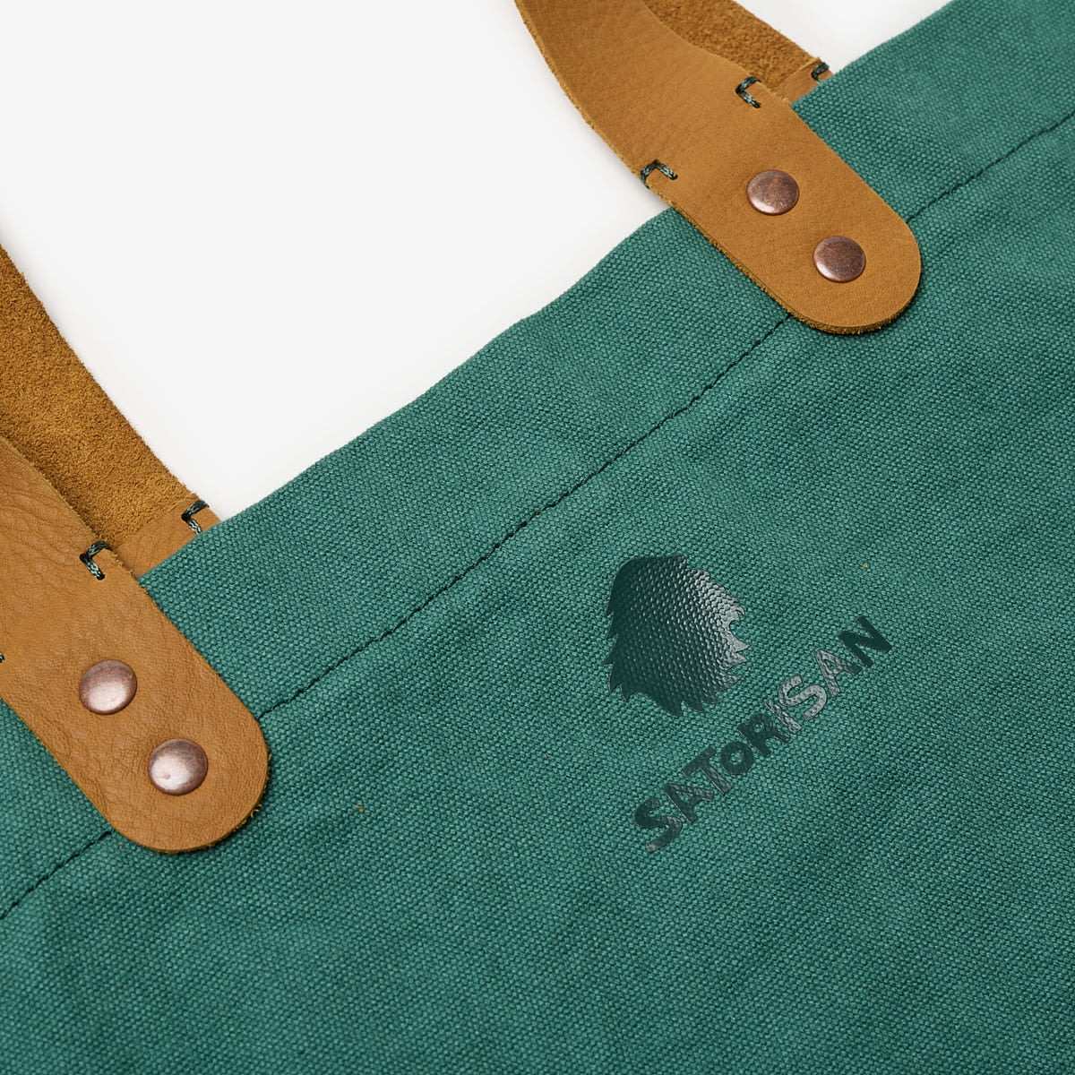 Satorisan Gaia sac tote bag vert taille M anses cuir