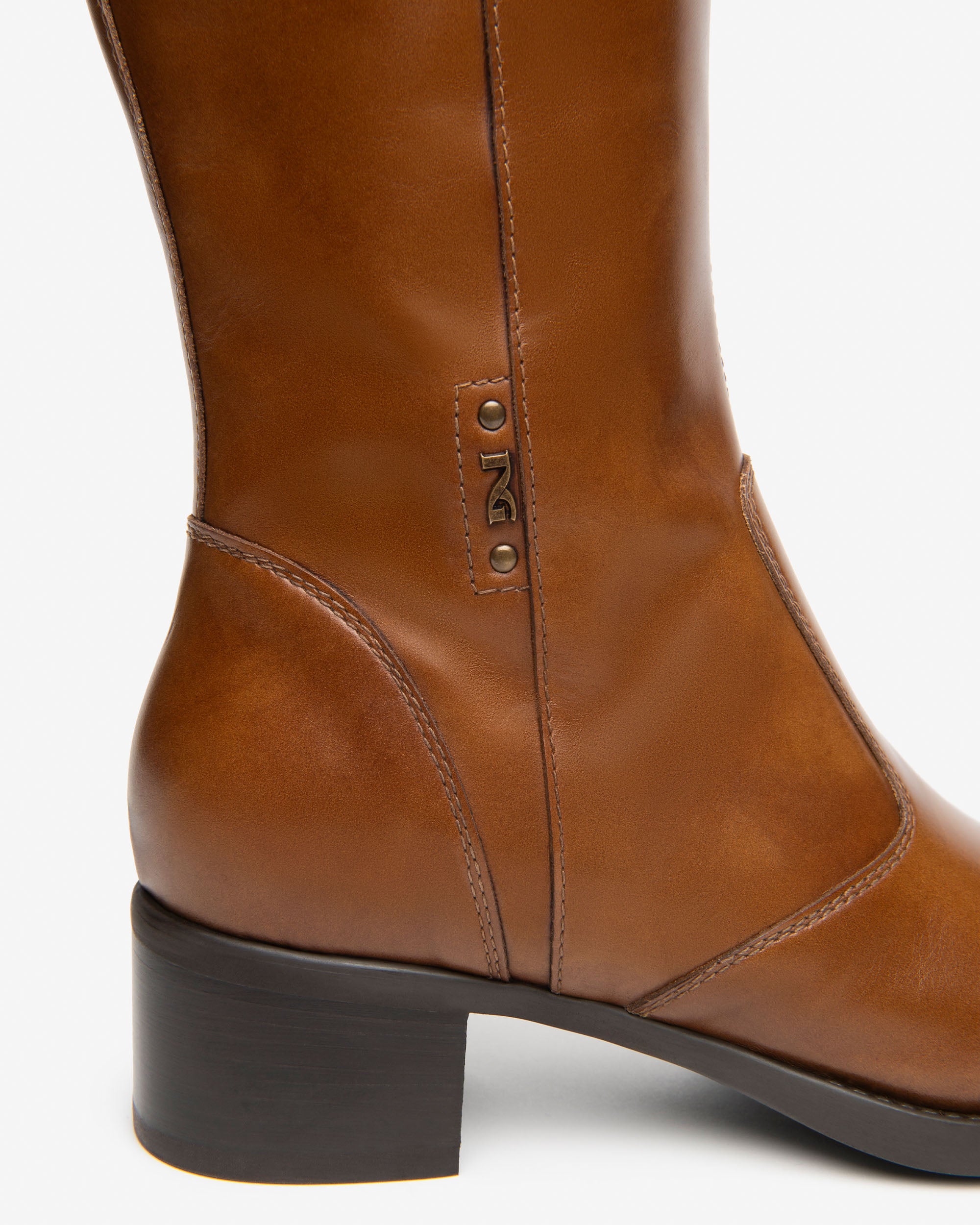 NeroGiardini Bottes Cuir Femme Talon 40 mm