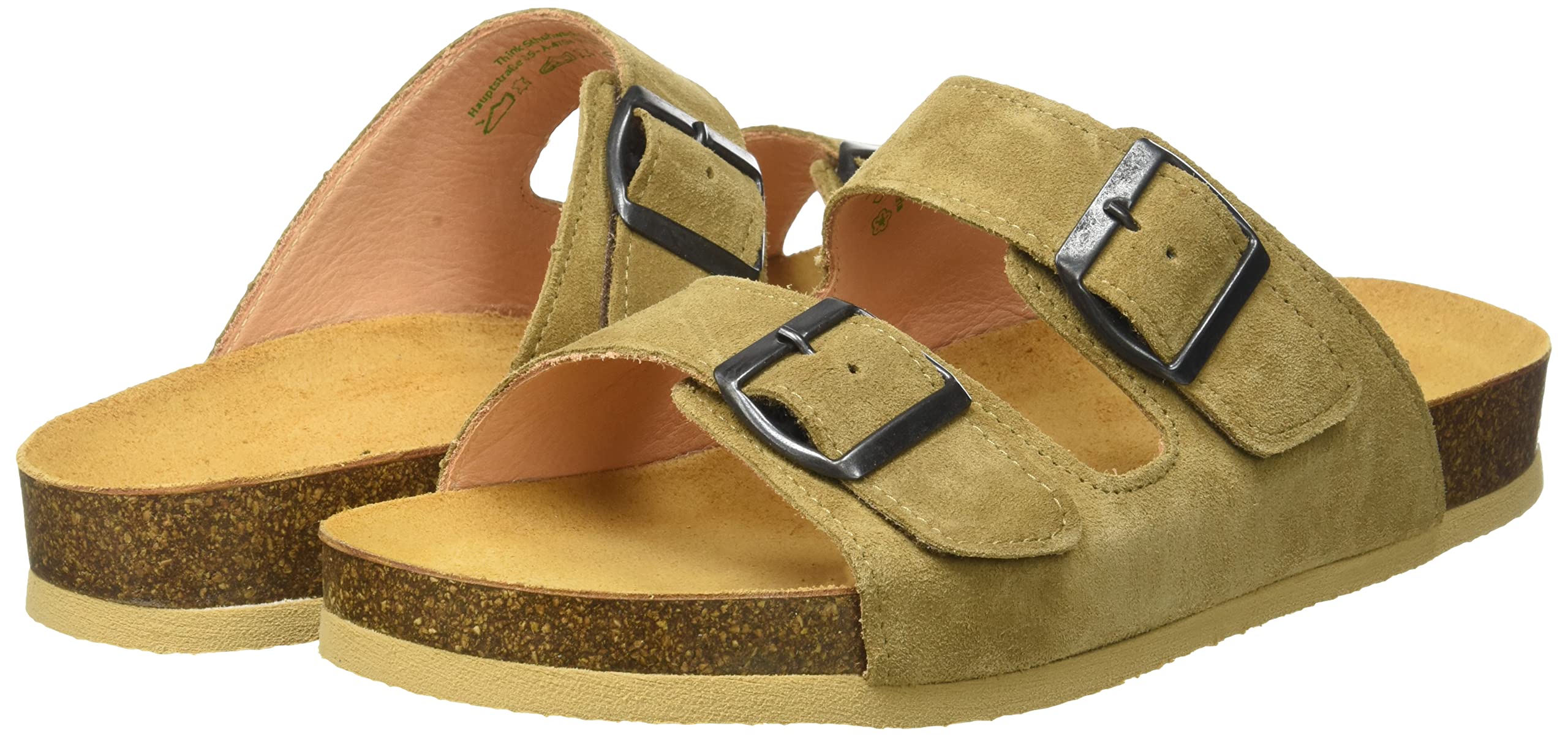 Think Wolfi mule homme cuir liège