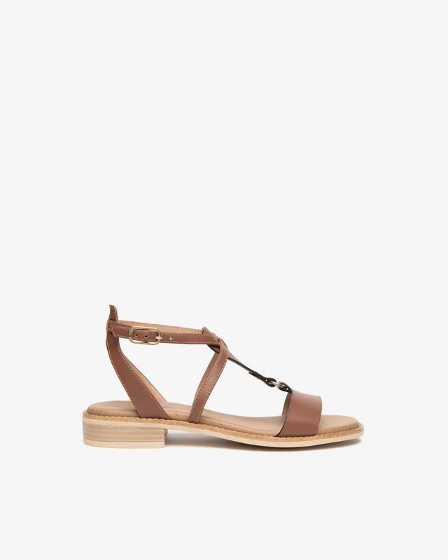 Nerogiardini Sandales Sandales Femme en Cuir Ville