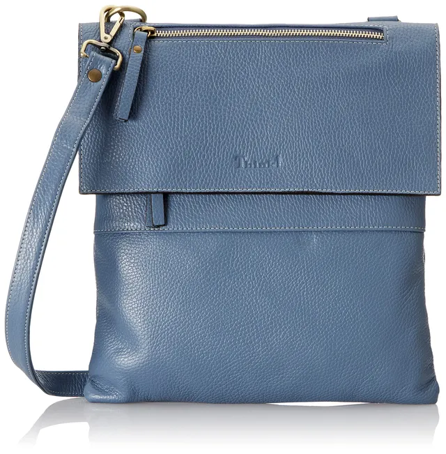 Think Bags sac bandoulière cuir Denim 8050