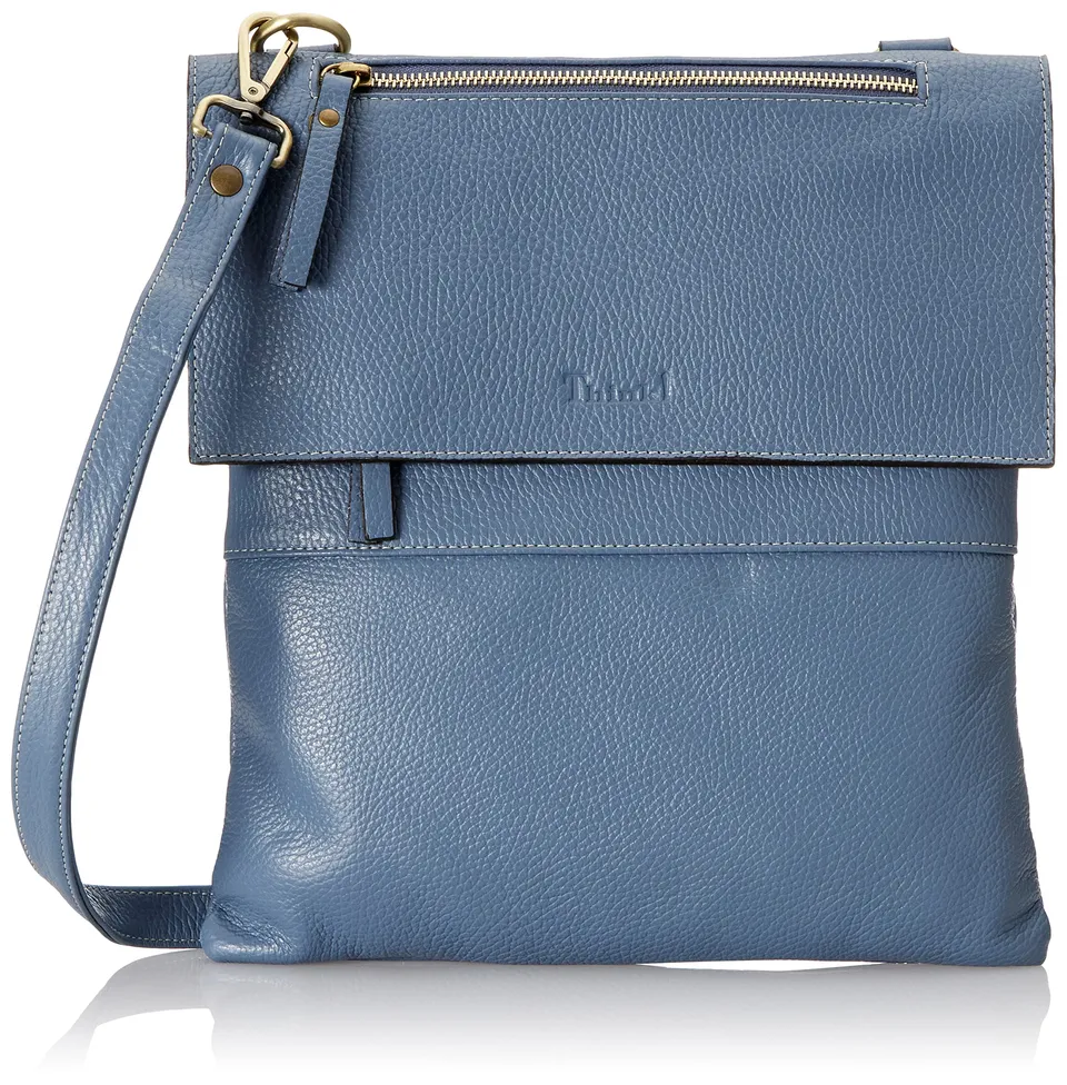 Think Bags sac bandoulière cuir Denim 8050
