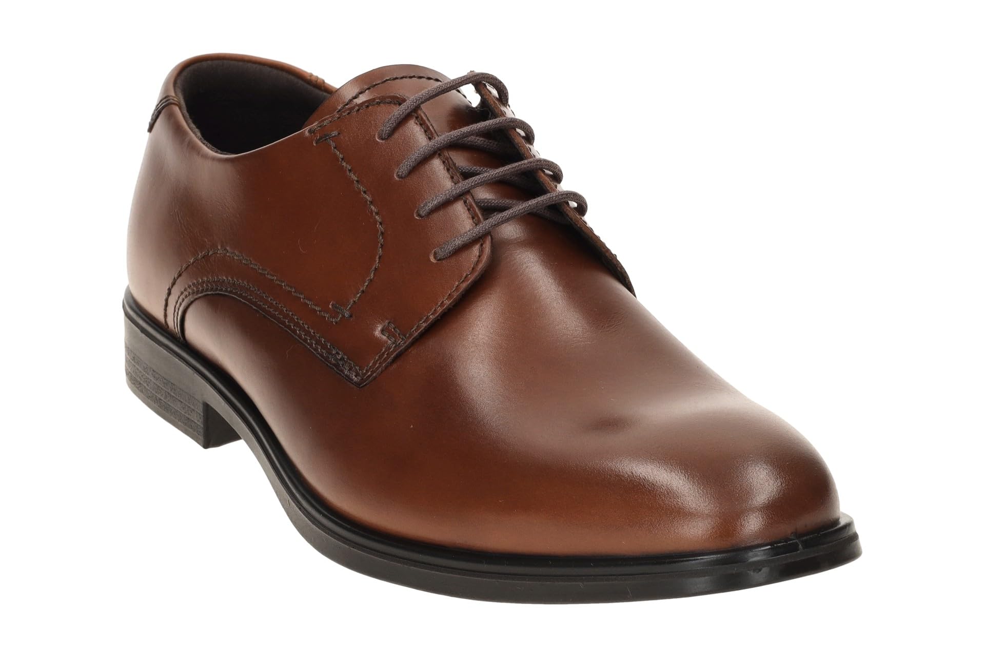 ECCO Derby Homme Cuir Noir 43 EU Confort Ville