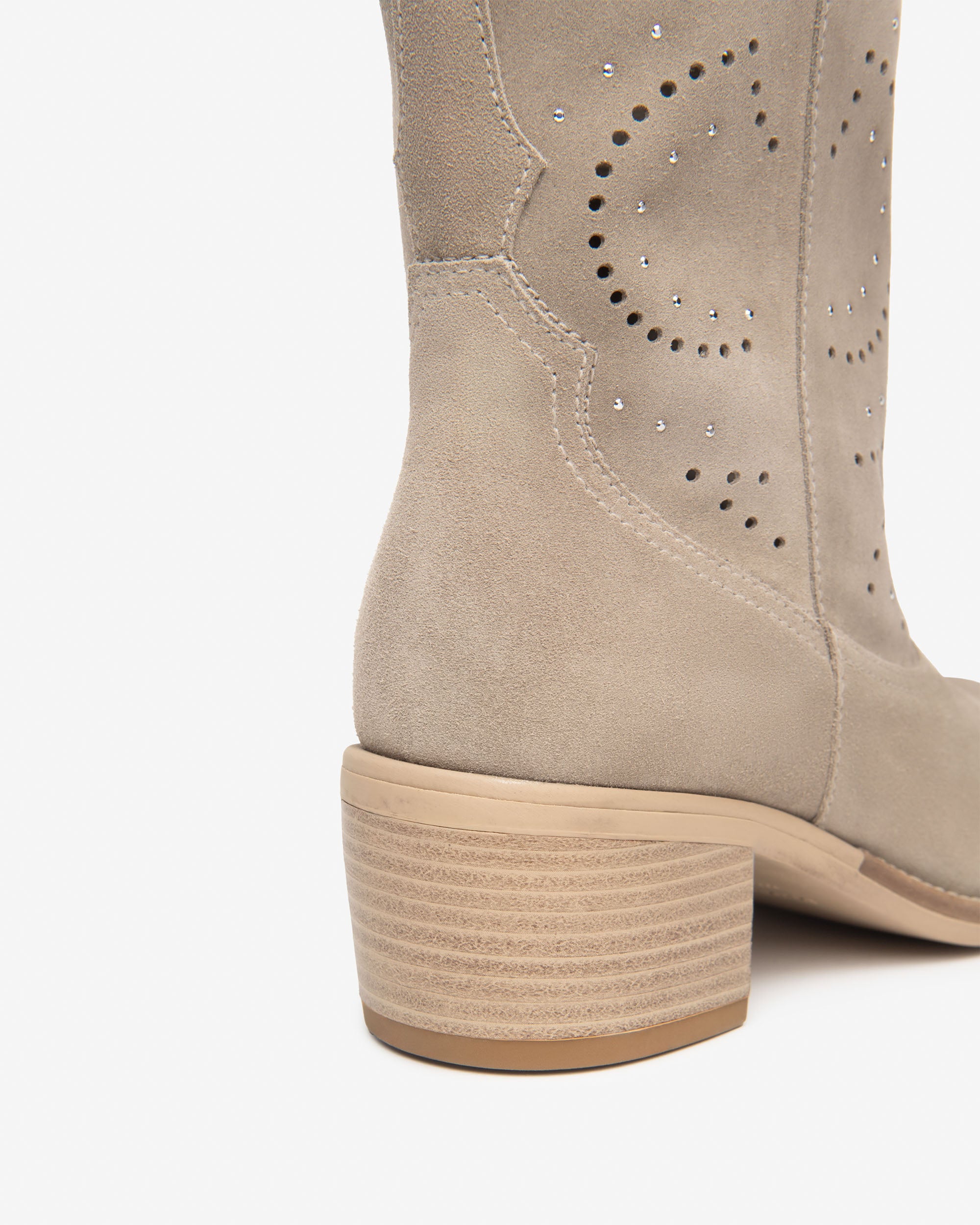 NeroGiardini Bottes Femme en Cuir Velours bottes 35-41