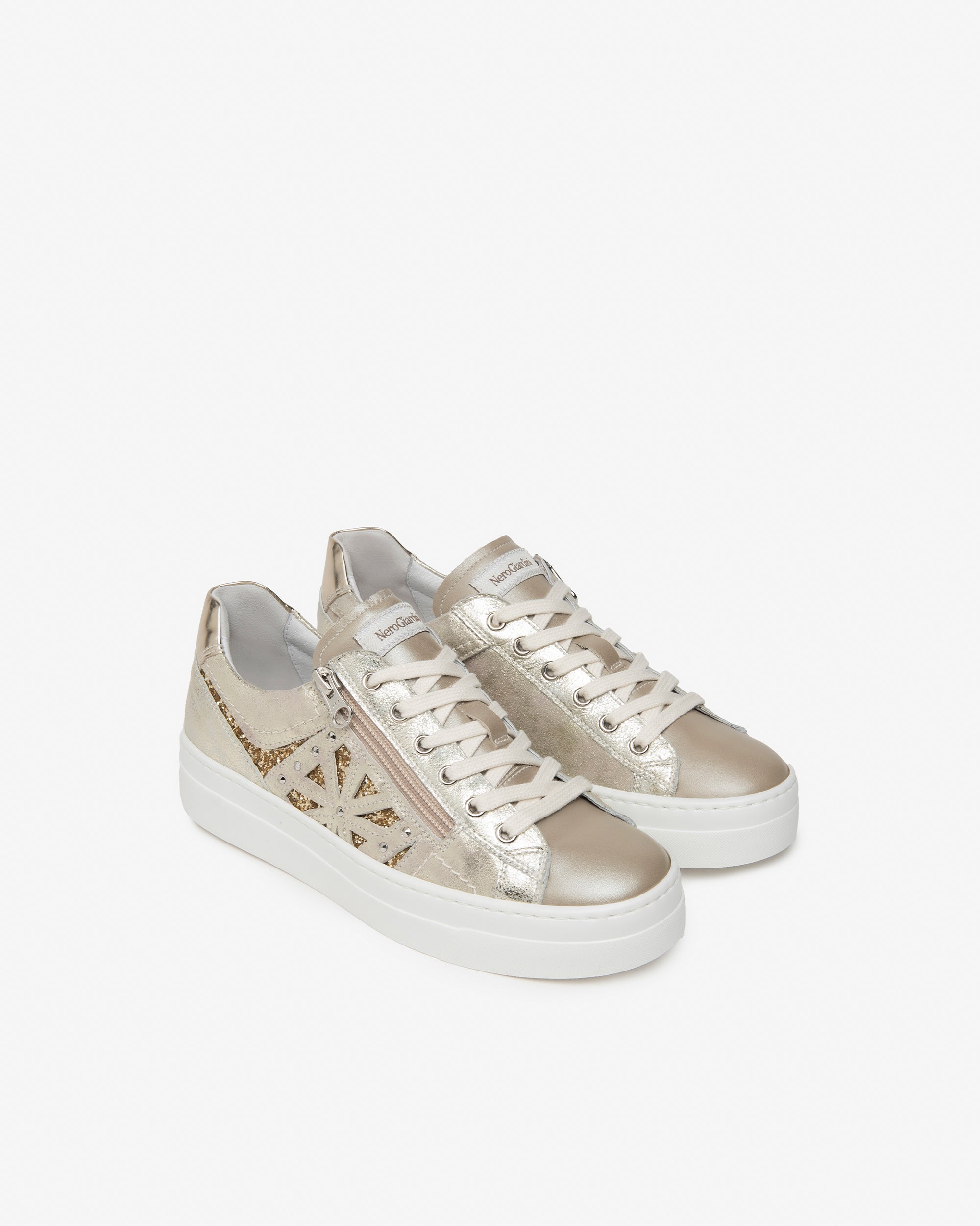 NeroGiardini Sneakers Femme Cuir Basket Confort DryGo