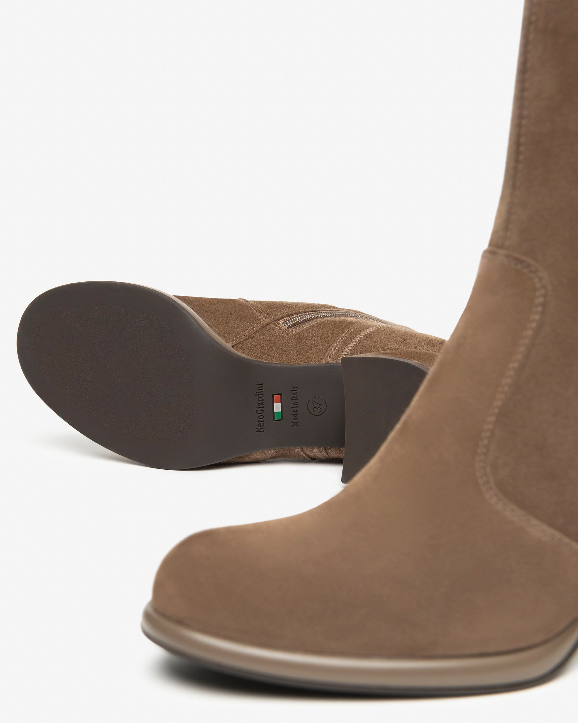 NeroGiardini Bottines Femme Cuir Velours Bottines 35-41 Hiver
