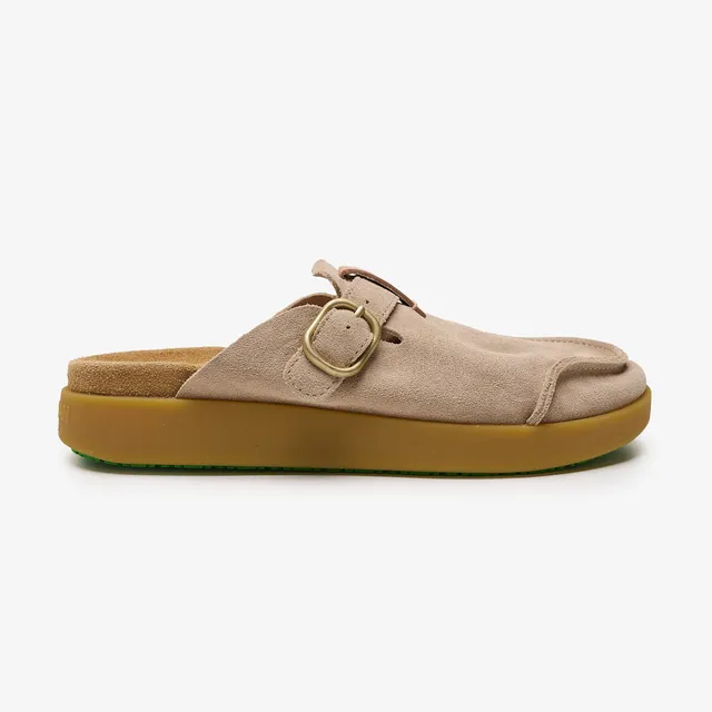 Satorisan Hoote Lux sabot cuir beige sand
