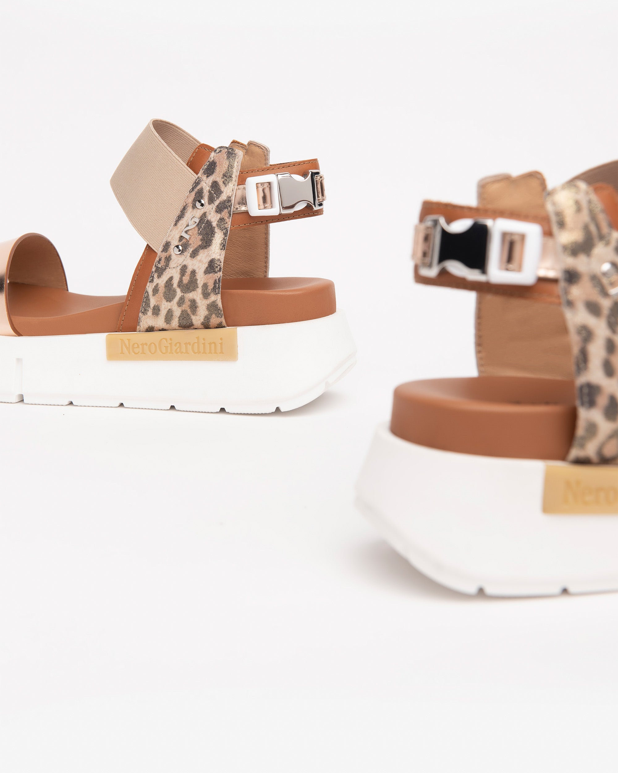 NeroGiardini Sandales Femme Cuir Été Confort