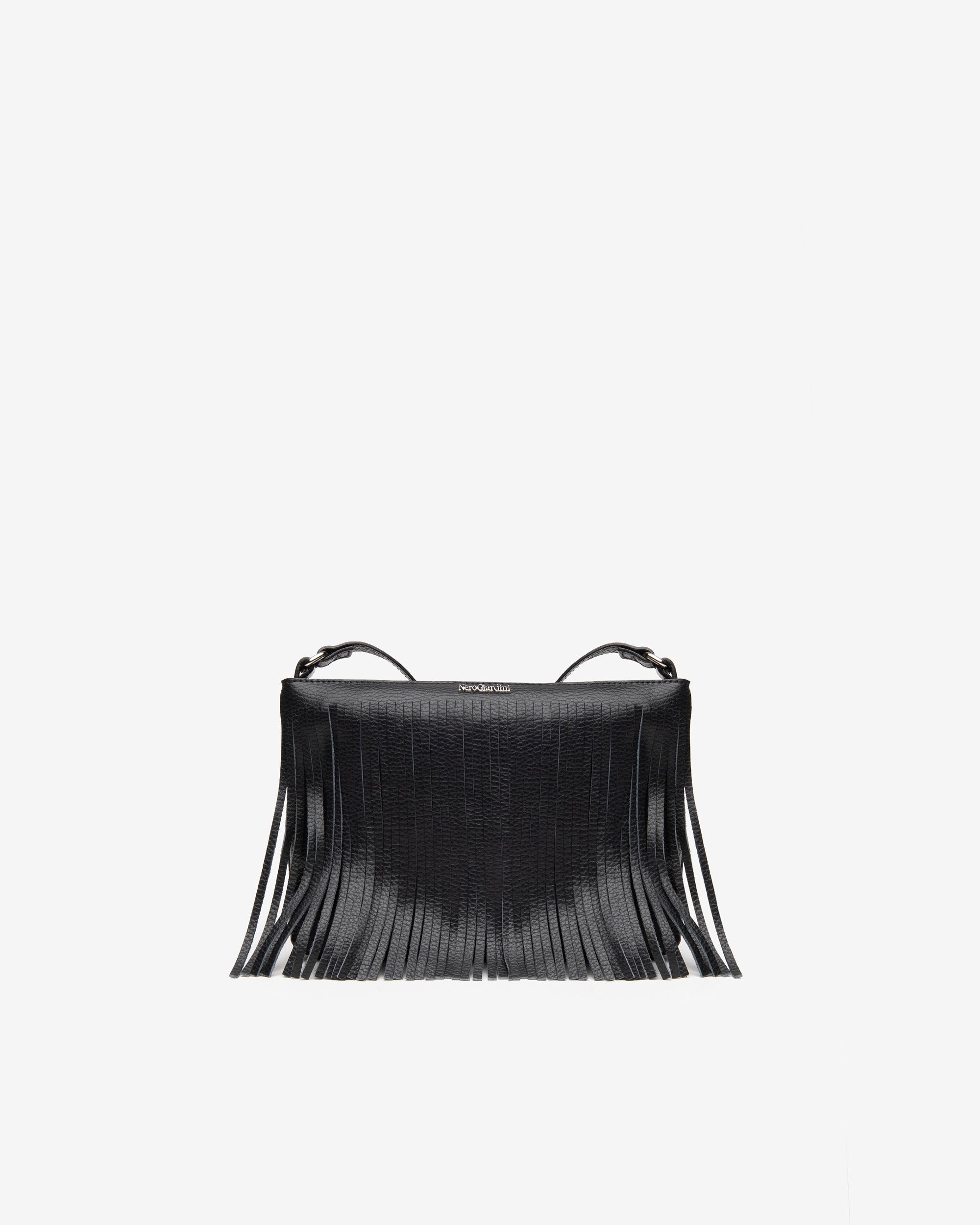 NeroGiardini Sacs sac bandoulière femme cuir franges