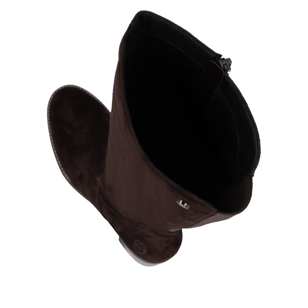 Remonte D2A78 bottes montantes marron 39 EU cuir velours