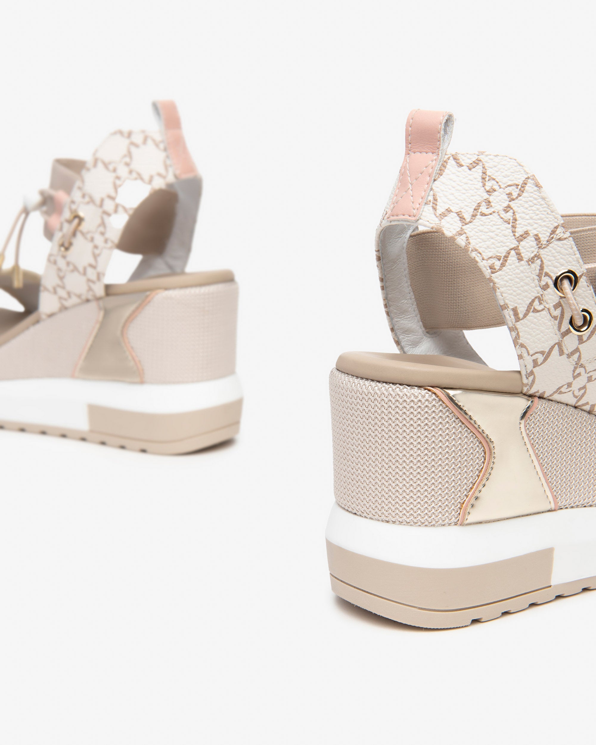NeroGiardini Sandales femme toile cuir compensées 35-41