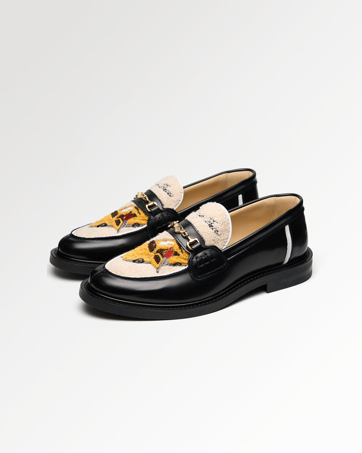 Filling Pieces Yellow Cab mocassin cuir noir Black