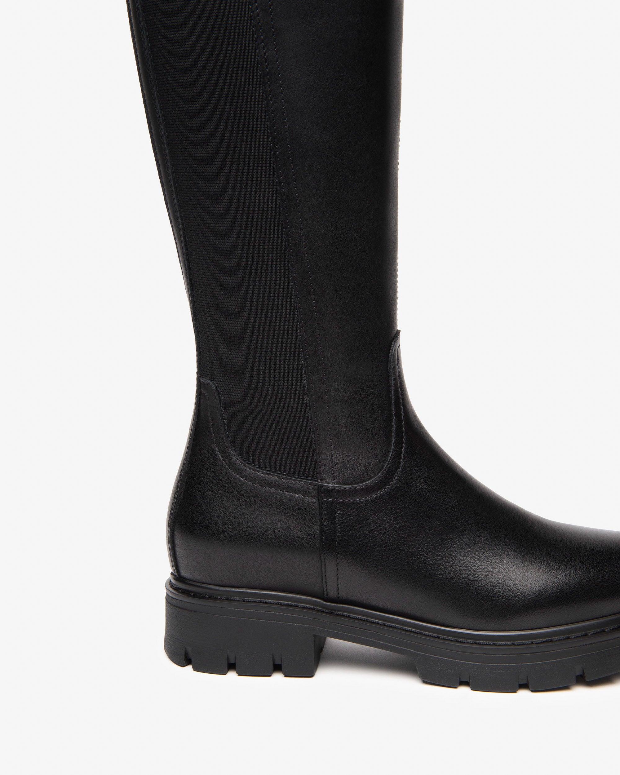 NeroGiardini Bottes femme cuir tissu hiver
