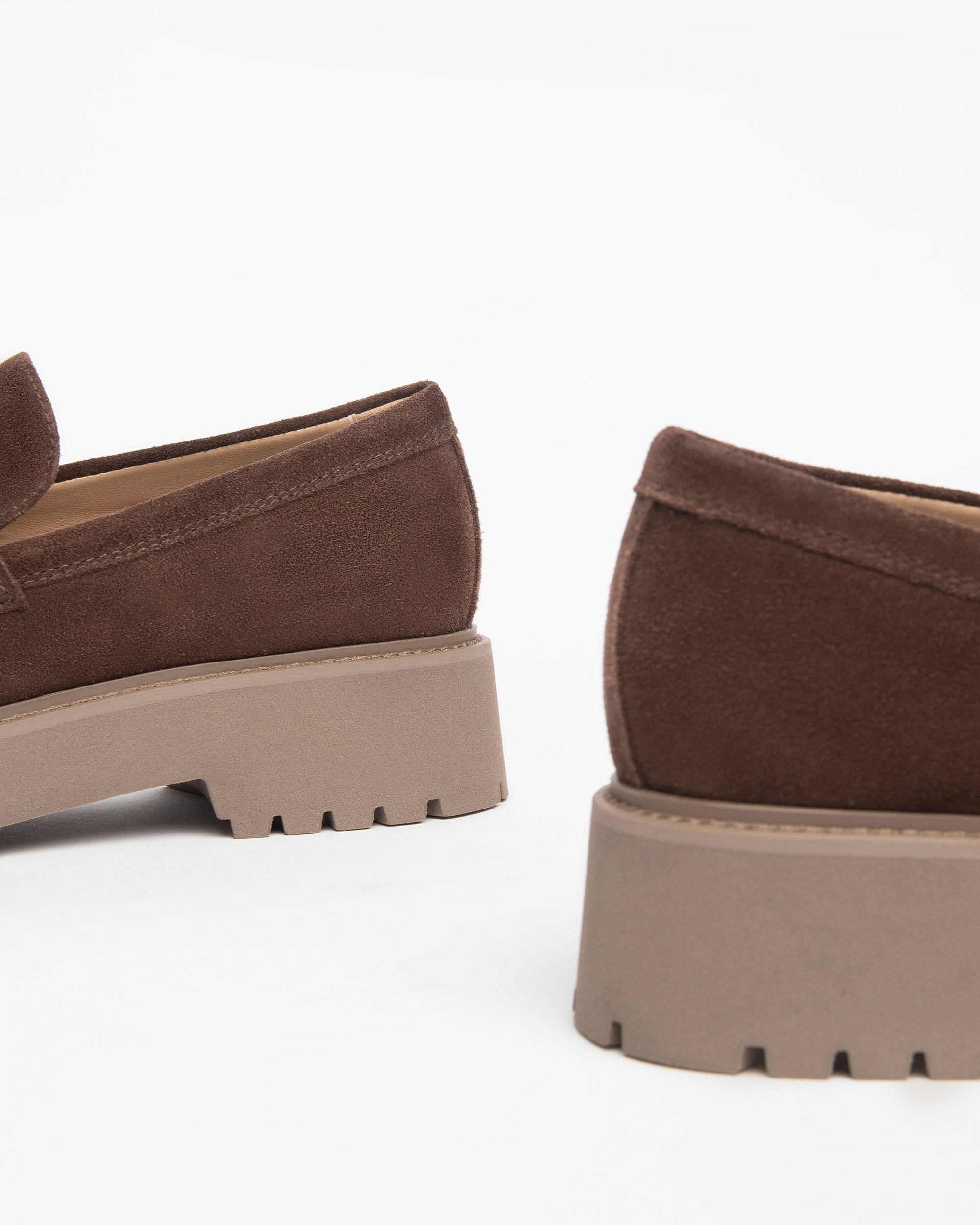 Nerogiardini Mocassins Femme Velours Loafers Cuir