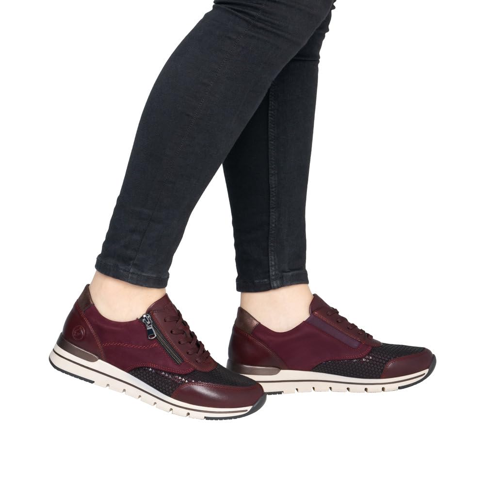 Remonte R6714 baskets femme Rouge stretch largeur confort