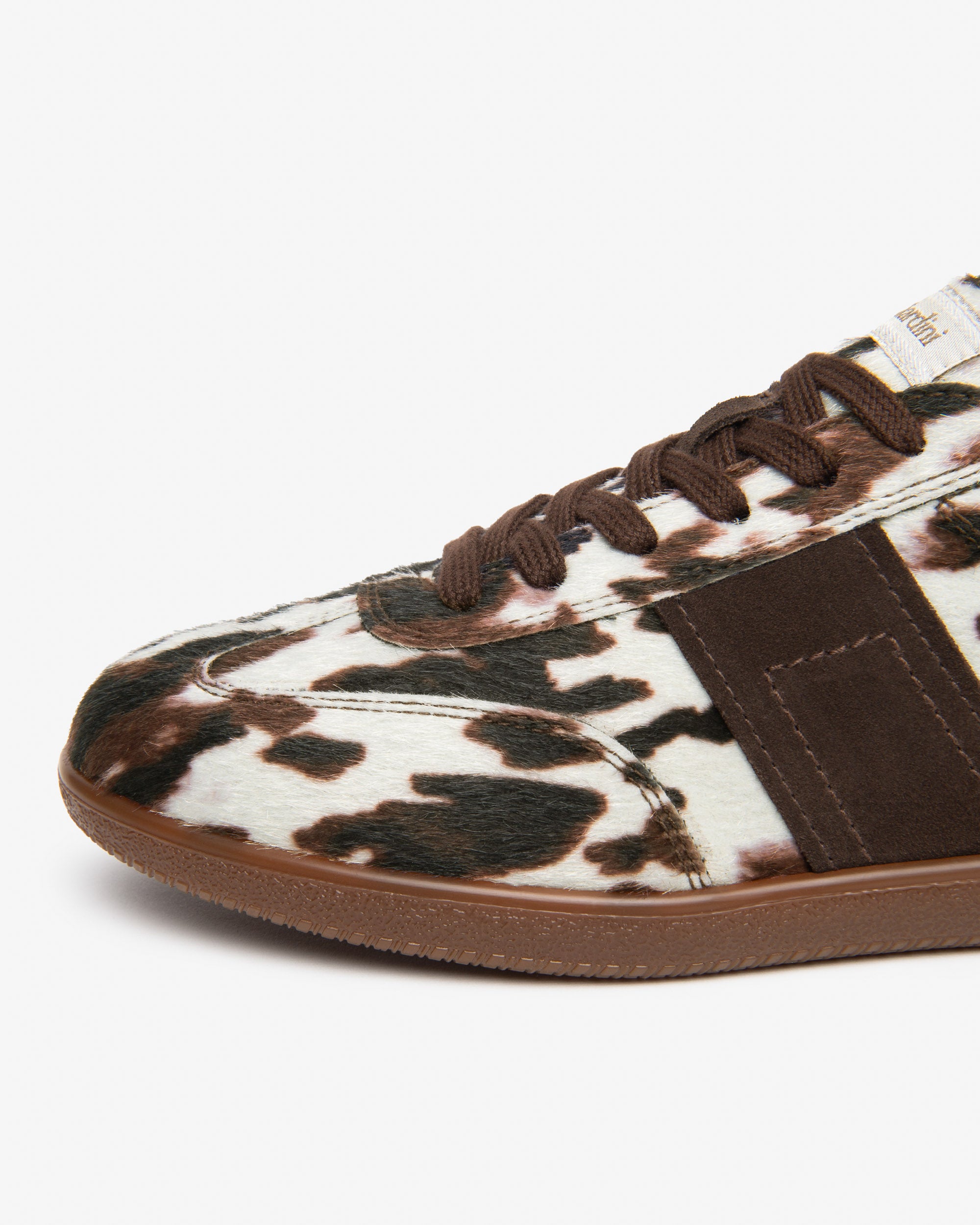 NeroGiardini Sneakers Femme Animalier Daim Lacets Style